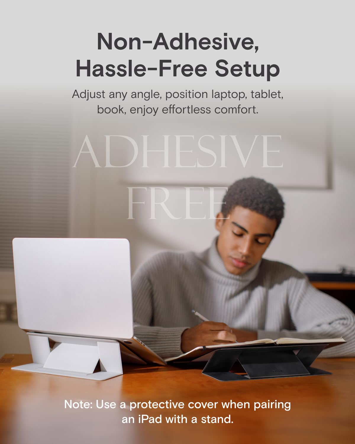 MOFT Invisible Laptop Stand, Stick-Free Tablet&Laptop Riser for Mobile Work