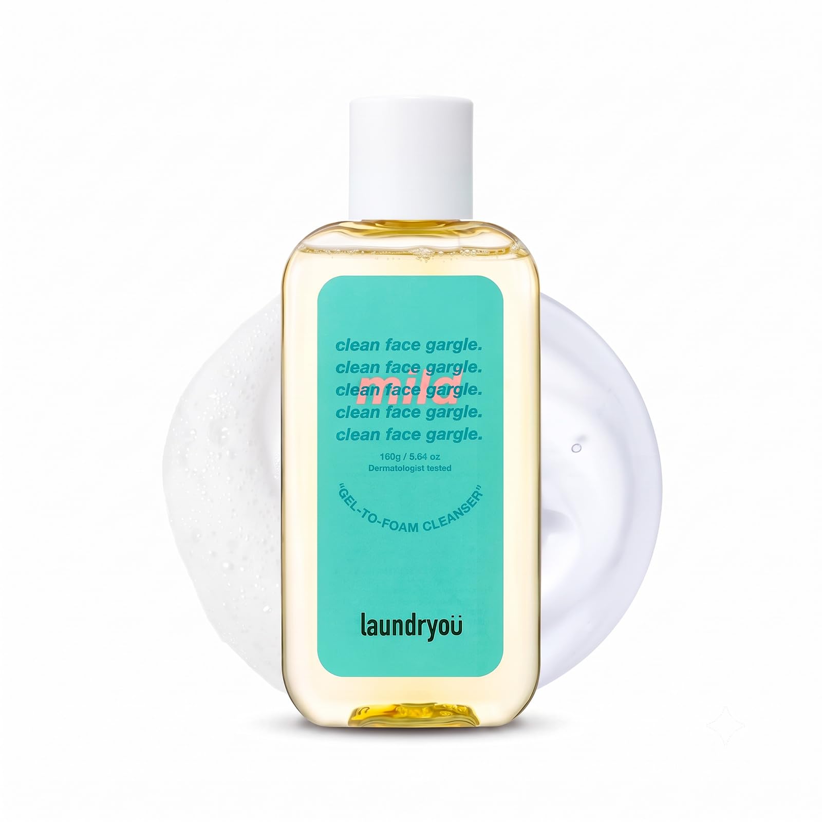 Mild Gel-to-Foam Facial Cleanser – Hydrating PHA Face Wash with - LAUNDRYOU