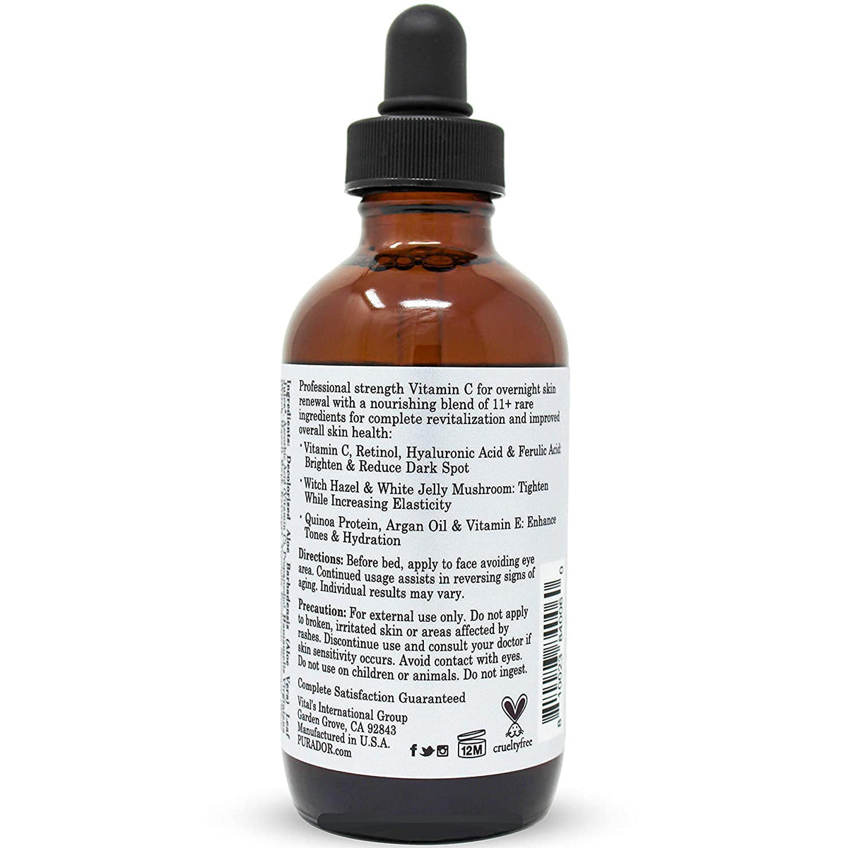 PURA D OR 25 Vitamin C Serum 4 Oz 0 25mm Derma Roller Set - PURA D'OR Official Imagery - 3