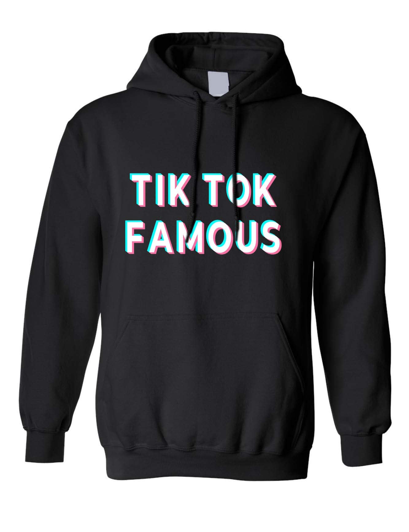 ALLNTRENDS Adult Hoodie TIK Tok Famous Hooded Sweatshirt Cute Graphic - View 1