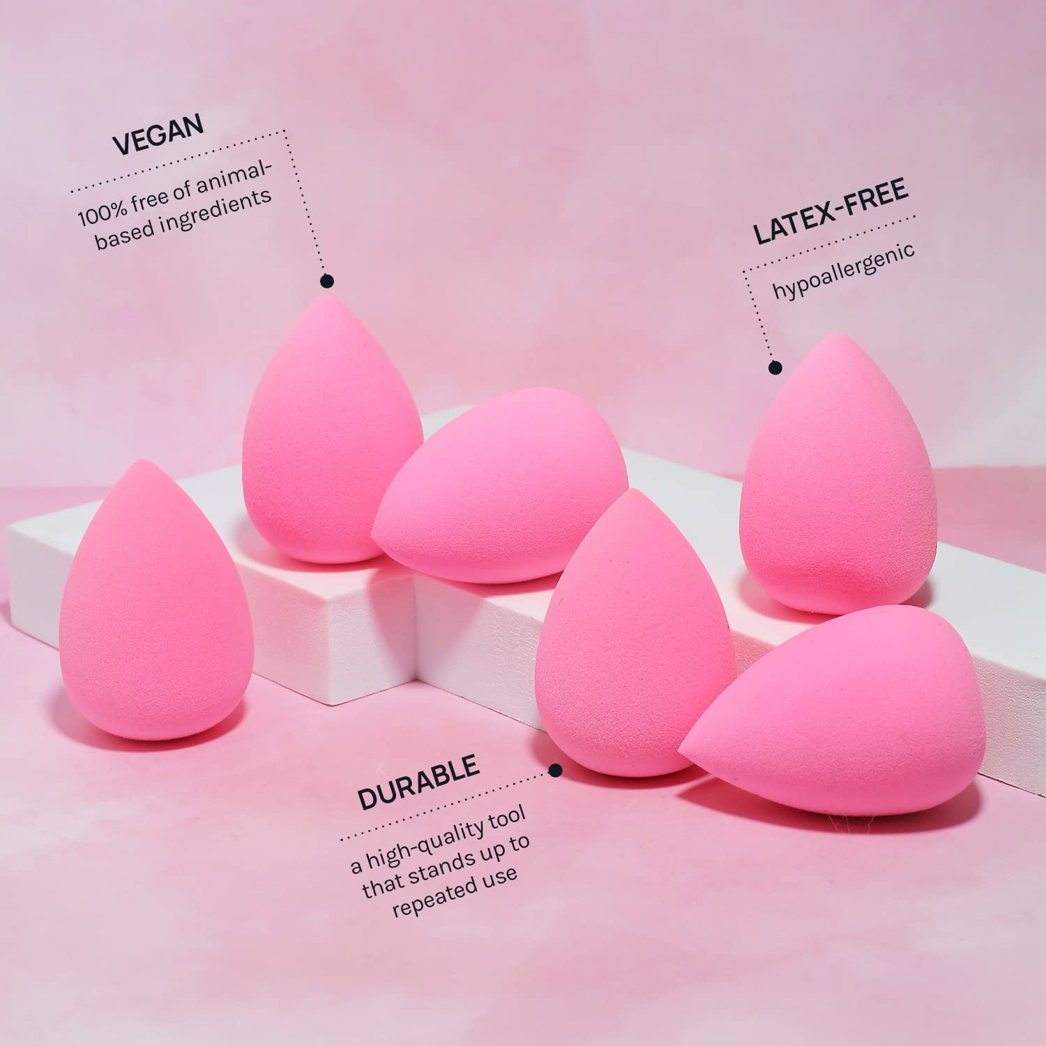AOA Studio Collection makeup Sponge Set Latex Free and High-de... - AOA STUDIO Official Product View 9
