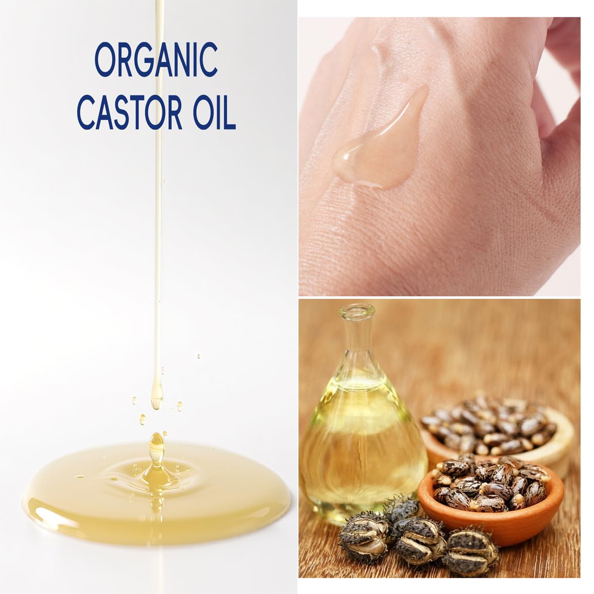 WenFeng Organic Castor Oil Roll On with Rose Quartz Roller Ball - WenFeng Official Product View 7