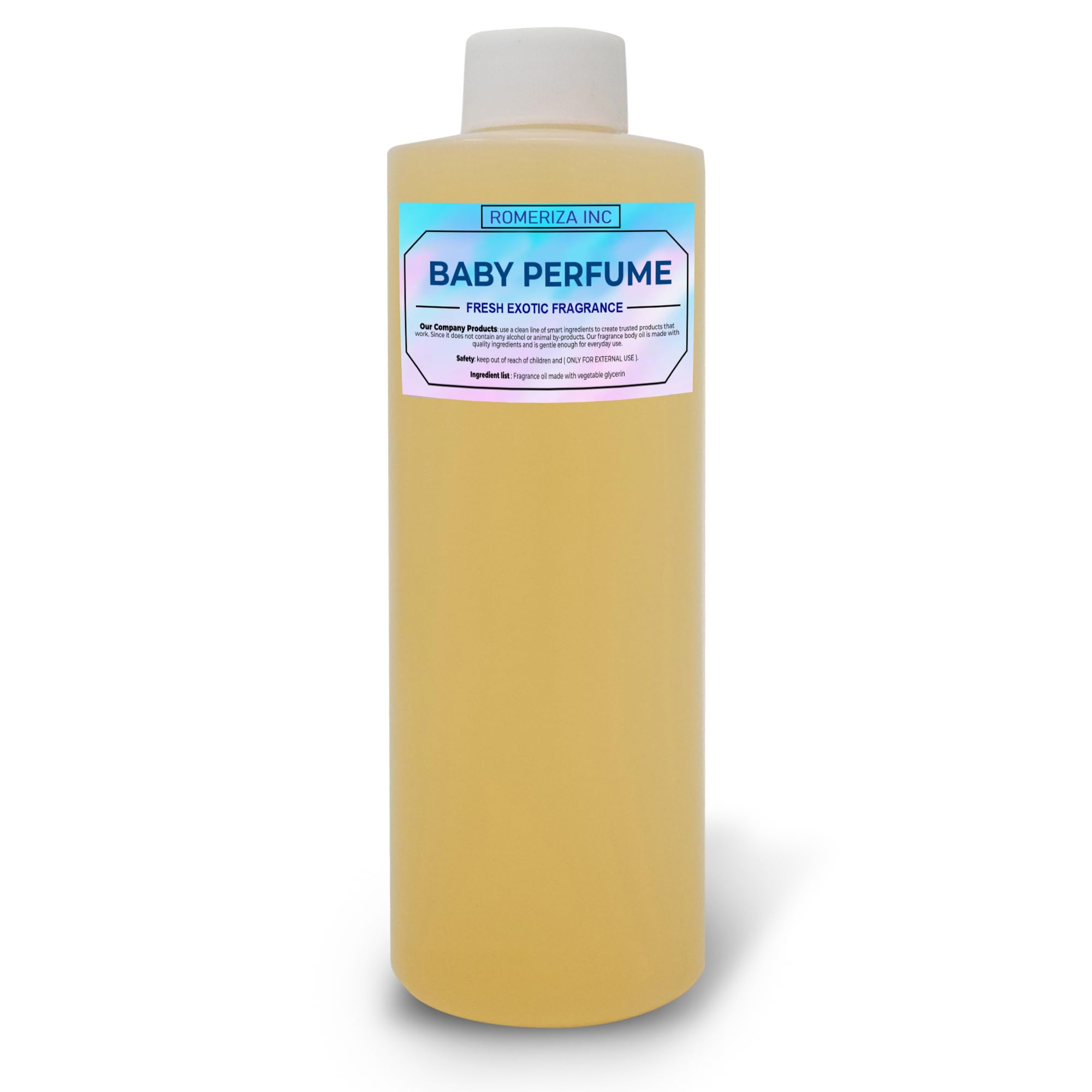 4 Fl Oz Baby Perfume Fragrance Body Oil, Luxury Unisex Oil - Product Imagery