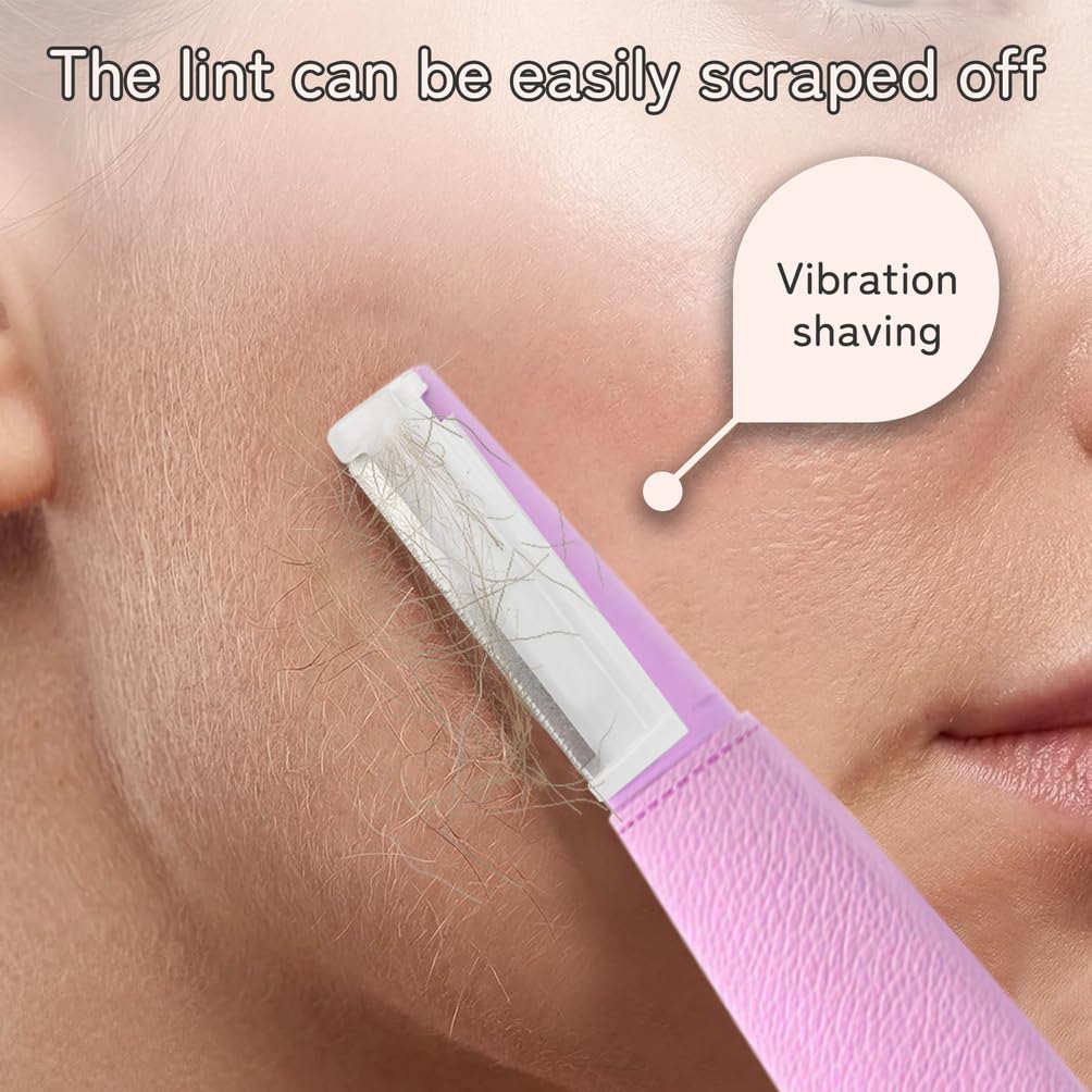 Sonic Dermaplane Razor for Women Face Hair Peach Fuzz - YAORUTY Official Imagery - 3