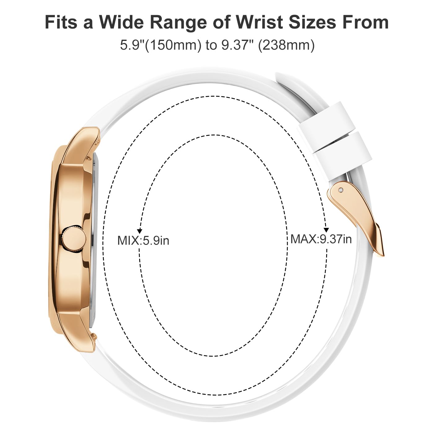 GOLDEN HOUR Waterproof Nurse Watch for Medical Professionals, Students - View 3