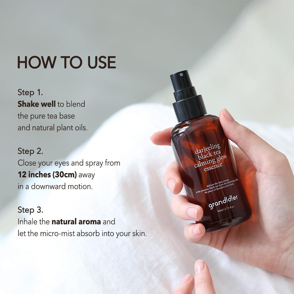 Darjeeling Black Tea Face Mist 2 7 FL OZ - grandidier Official Imagery - 8