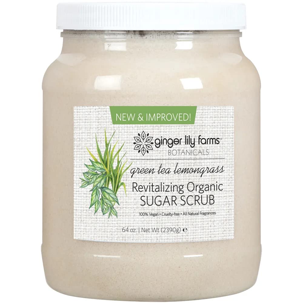 Ginger Lily Farms Botanicals Organic Sugar Scrub, Fragrance Free - Ginger Lily Farms Official Product View 9