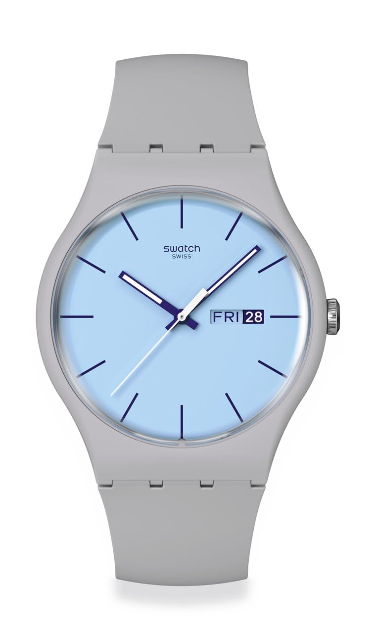Swatch New Gent Biosourced Unisex Watch Casual Polymer Grey - Product Imagery
