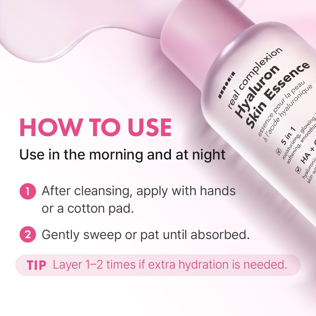Hanskin Hyaluron Skin Essence, Hyaluronic Acid Toner, Dry Skin, 5.07 fl oz - Hanskin Official Product View 9