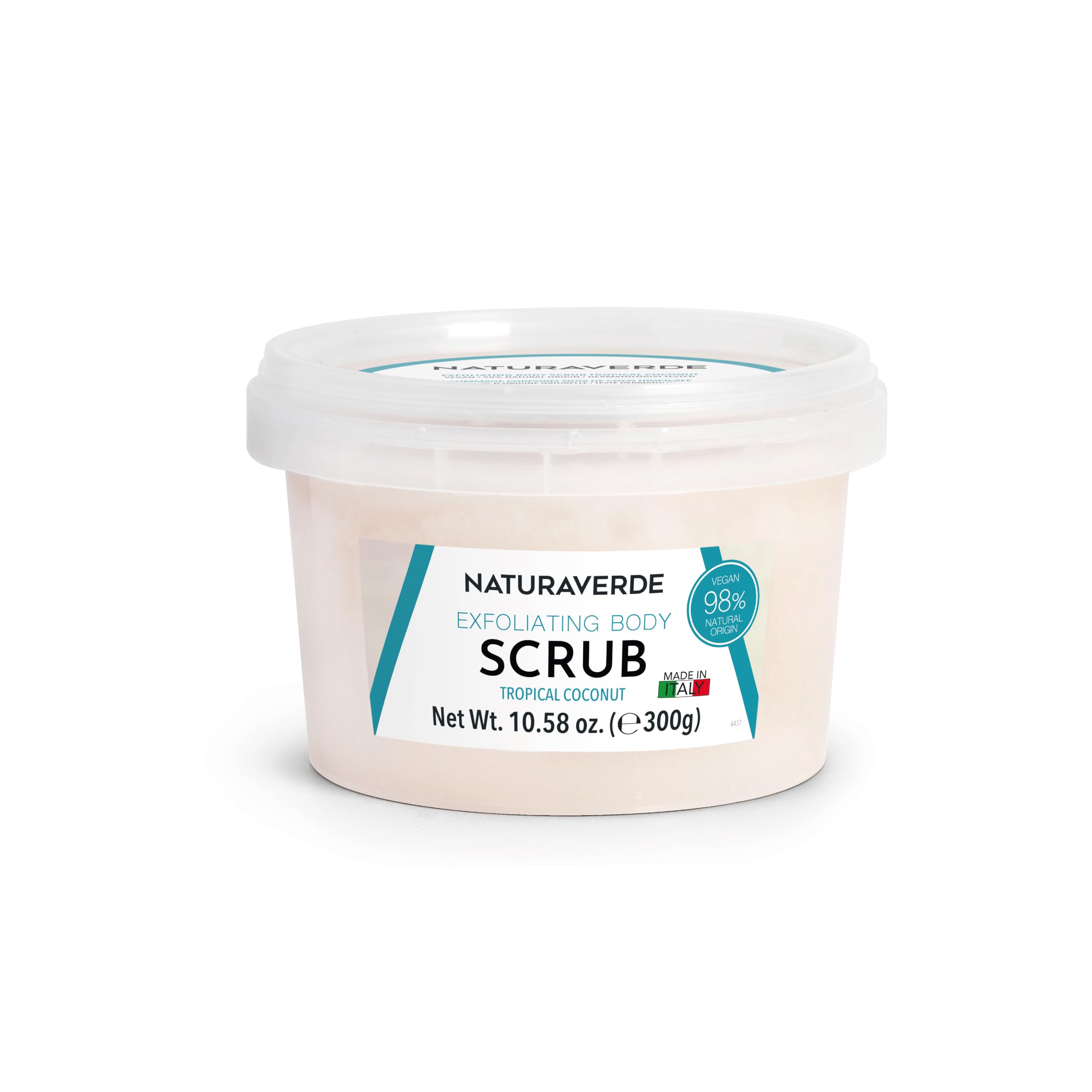 NaturaverdePro Tropical Coconut Ingrown Hair & Bumps Exfoliating Body Scrub, - Naturaverde Official Product View 2