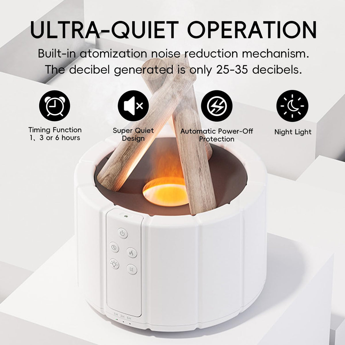 Campfire Flame Fire Diffuser Bonfire Aromatherapy Essential - Yaledi Official Imagery - 4