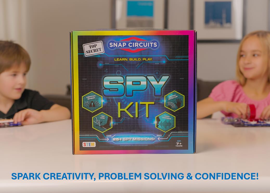 SNAP CIRCUITS Spy Kit STEM Toy 25 Activities for Kids Ages 7 - Snap Circuits Official Imagery - 3