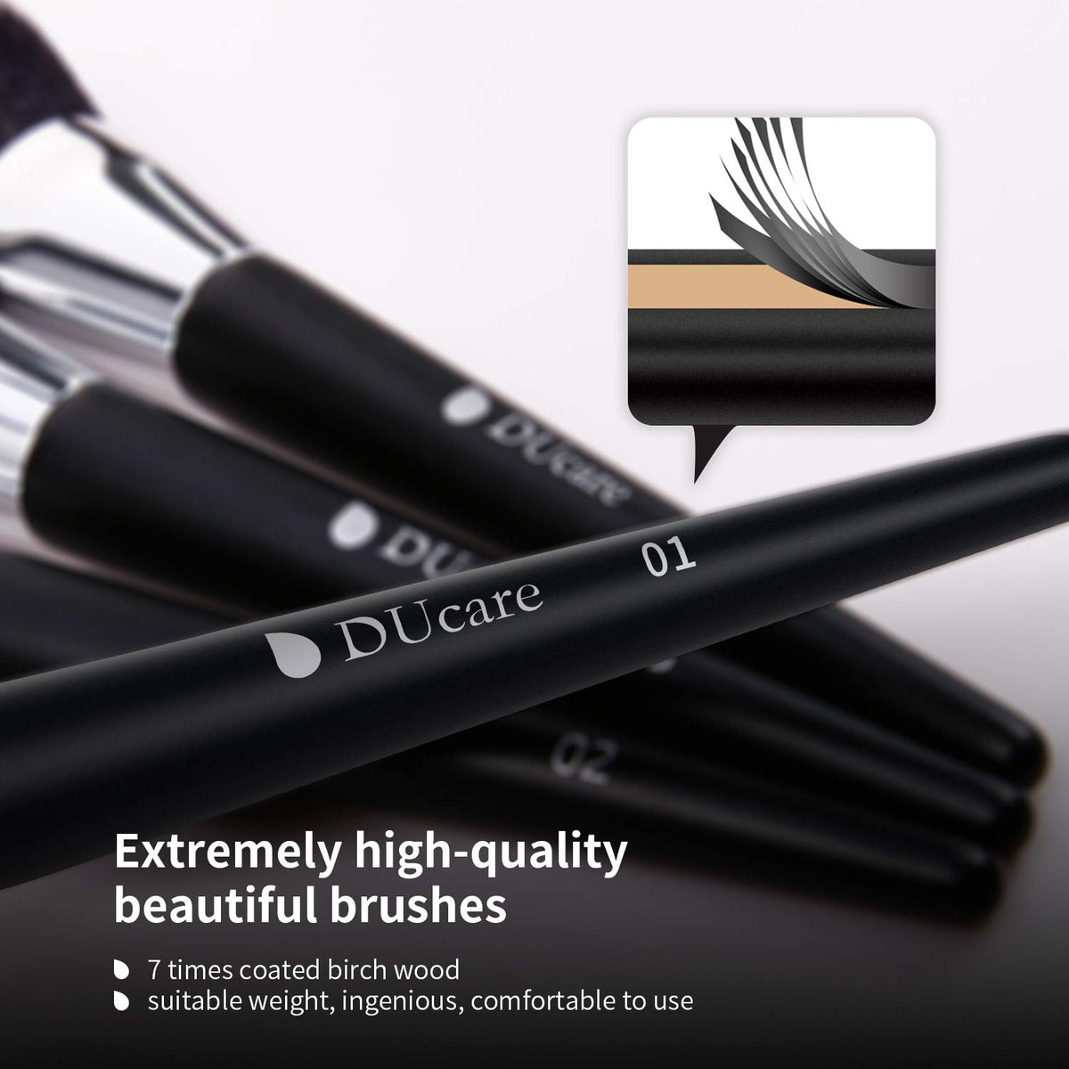 DUcare Makeup Brushes Makeup Blender Sponge - DUcare Official Imagery - 5