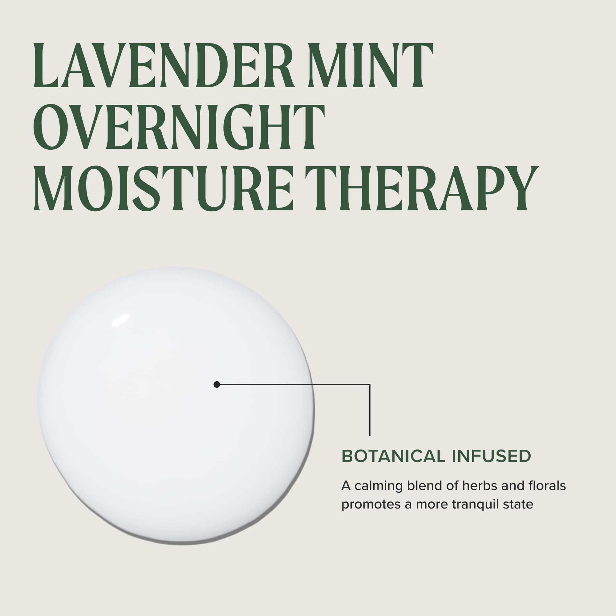 Tea Tree Lavender Mint Overnight Moisture Therapy, Leave-In Treatment, Restores Hair + Enhances Sleep Quality, For Coarse, Curly + Dry Hair, 3.4 fl. oz.