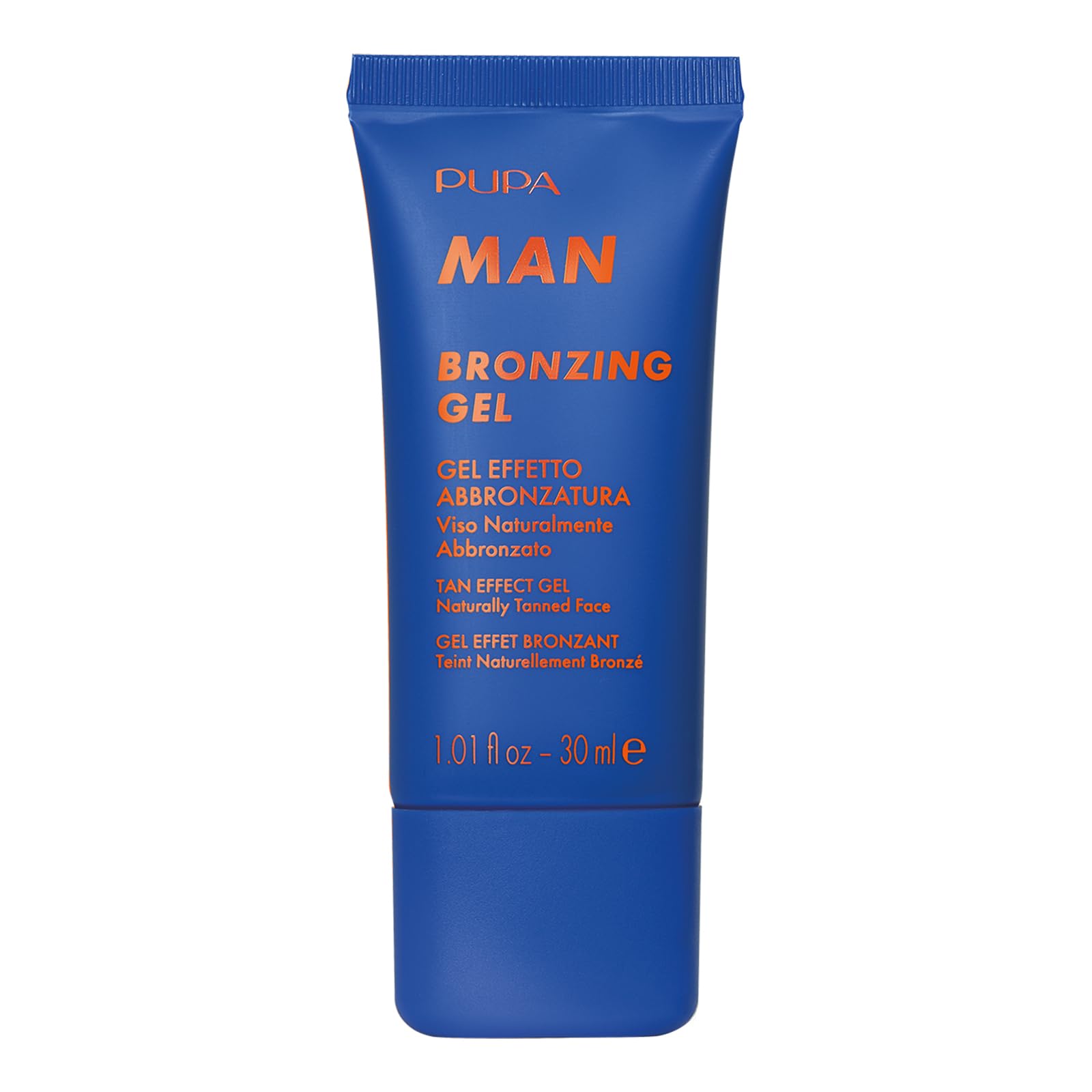 Pupa Milano Bronzing Gel, 002, 1.01 oz - Tan Effect Bronzer Gel - Liquid Matte Bronzer - Lightweight - With Hydrating Coconut Water - Makeup for Men