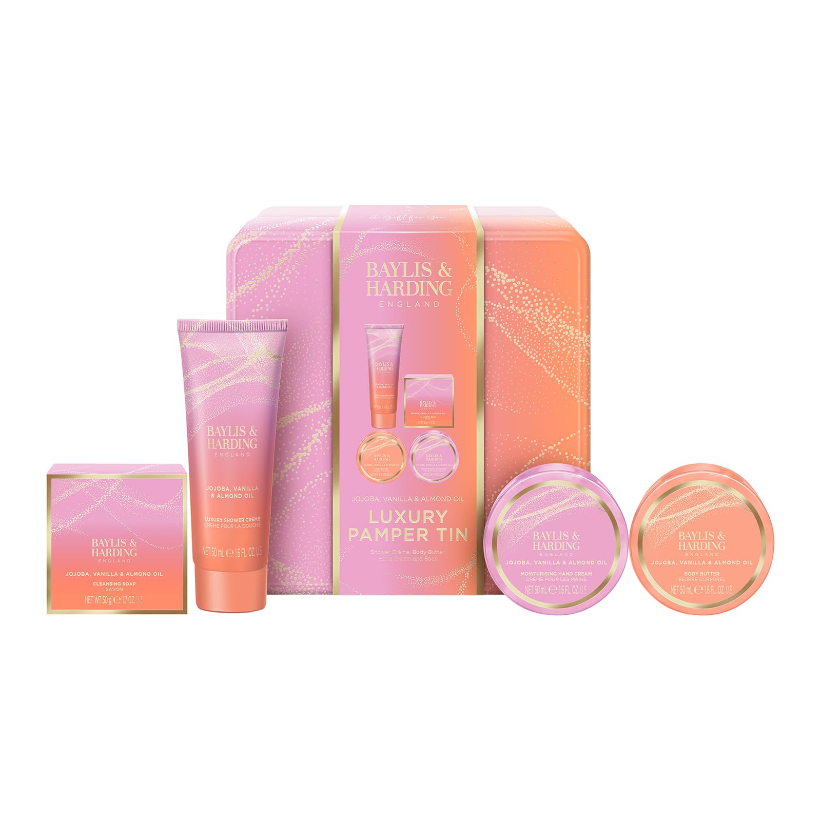 Baylis &amp; Harding Luxury Pamper Tin, Gift Set For Women - Baylis &amp; Harding