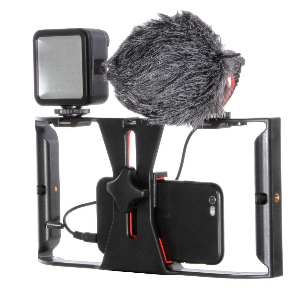 FocusFoto Smartphone Video Rig Camera Cage Mount Holder - FocusFoto Official Imagery - 4