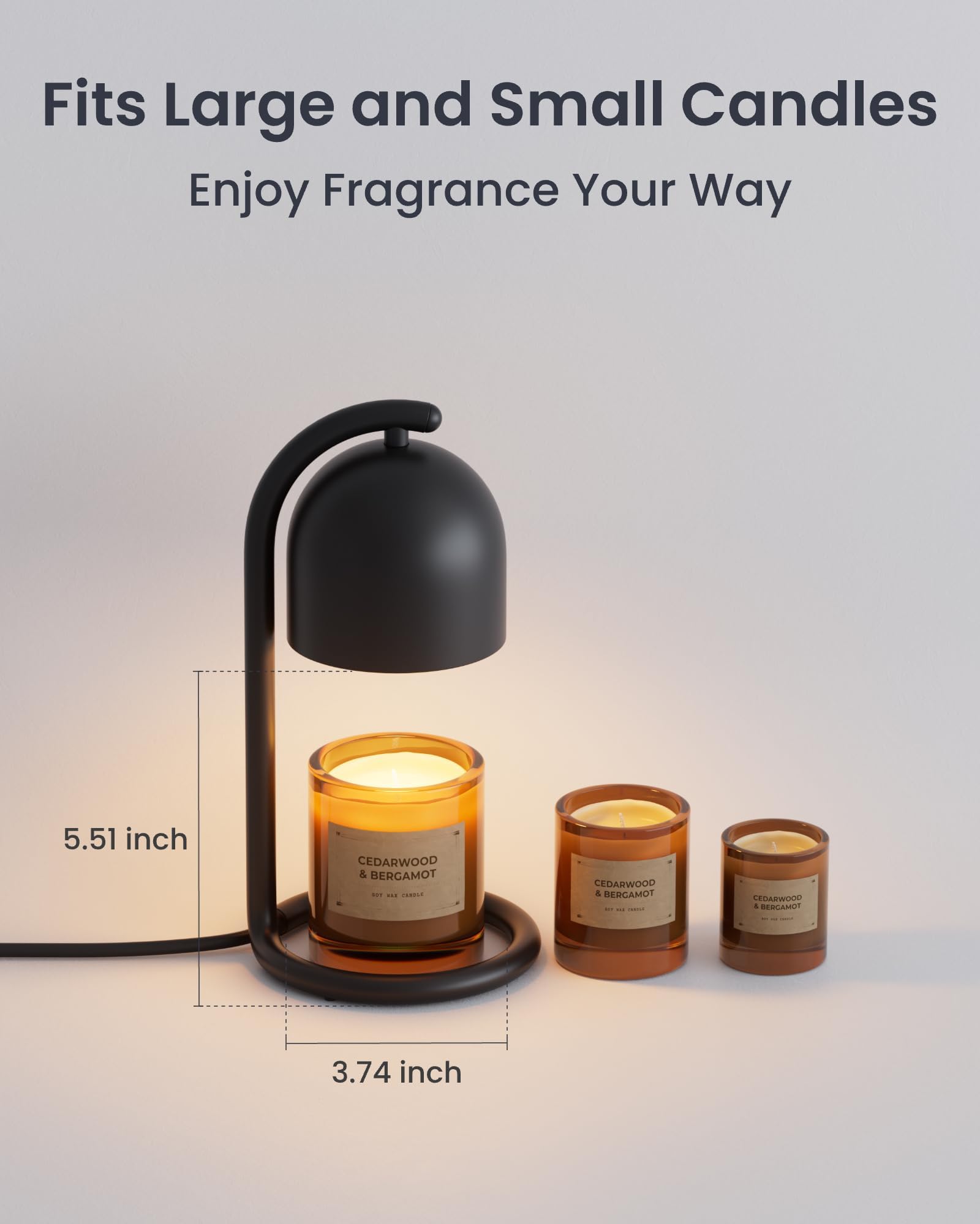SwitchBot Smart Candle Warmer Lamp App & Voice Control, Flameless - SwitchBot Official Product View 2