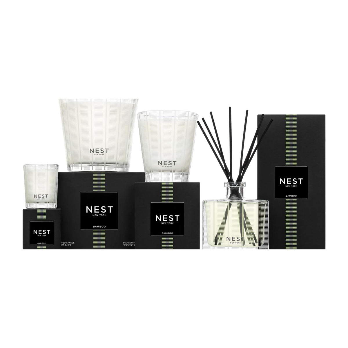 NEST New York Scented Classic Candle Bamboo - Premium Selection Official Imagery - 7