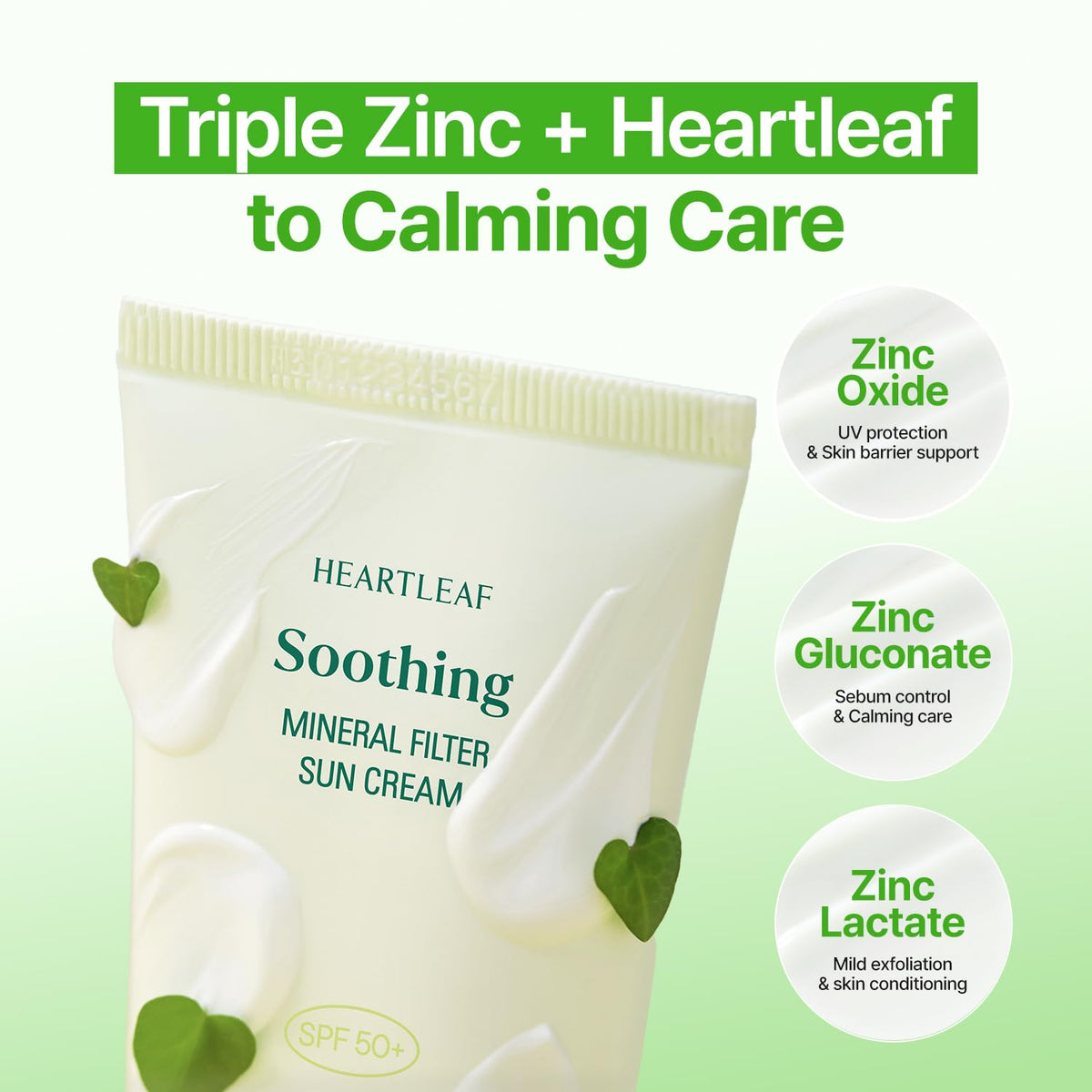 GOODAL Heartleaf Soothing Zinc 100 Mineral Sunscreen SPF 50 - GOODAL Official Imagery - 6