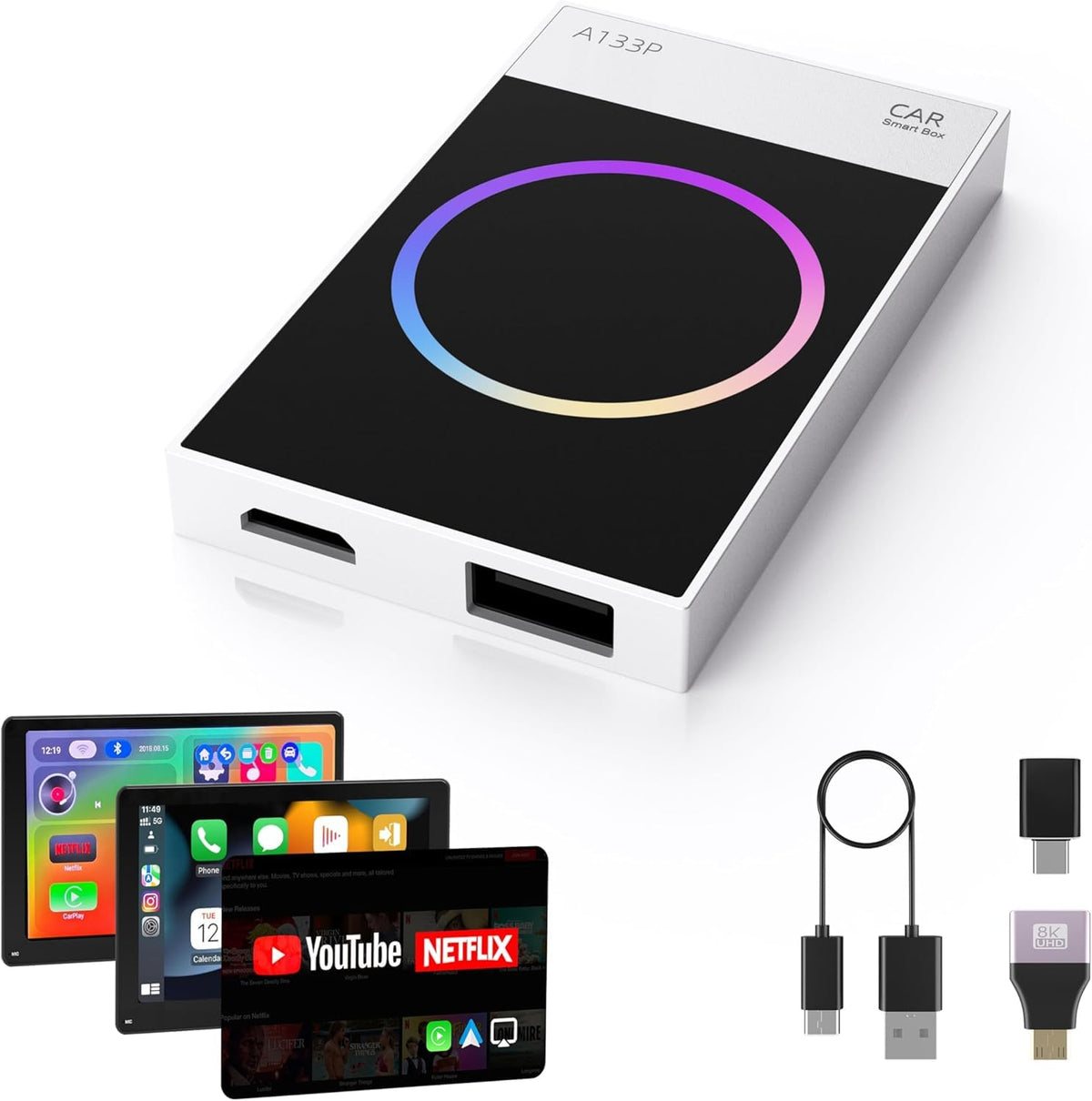 Wireless CarPlay Adapter Carplay Ai Box Wireless Carplay - LVEHO Official Imagery - 1