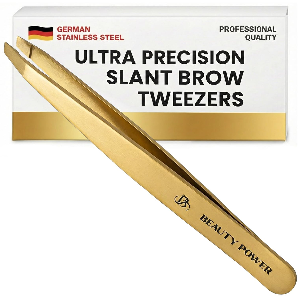 Beauty Power Tweezers for Women Facial Hair Ultra Precision - Beauty Power Official Imagery - 1