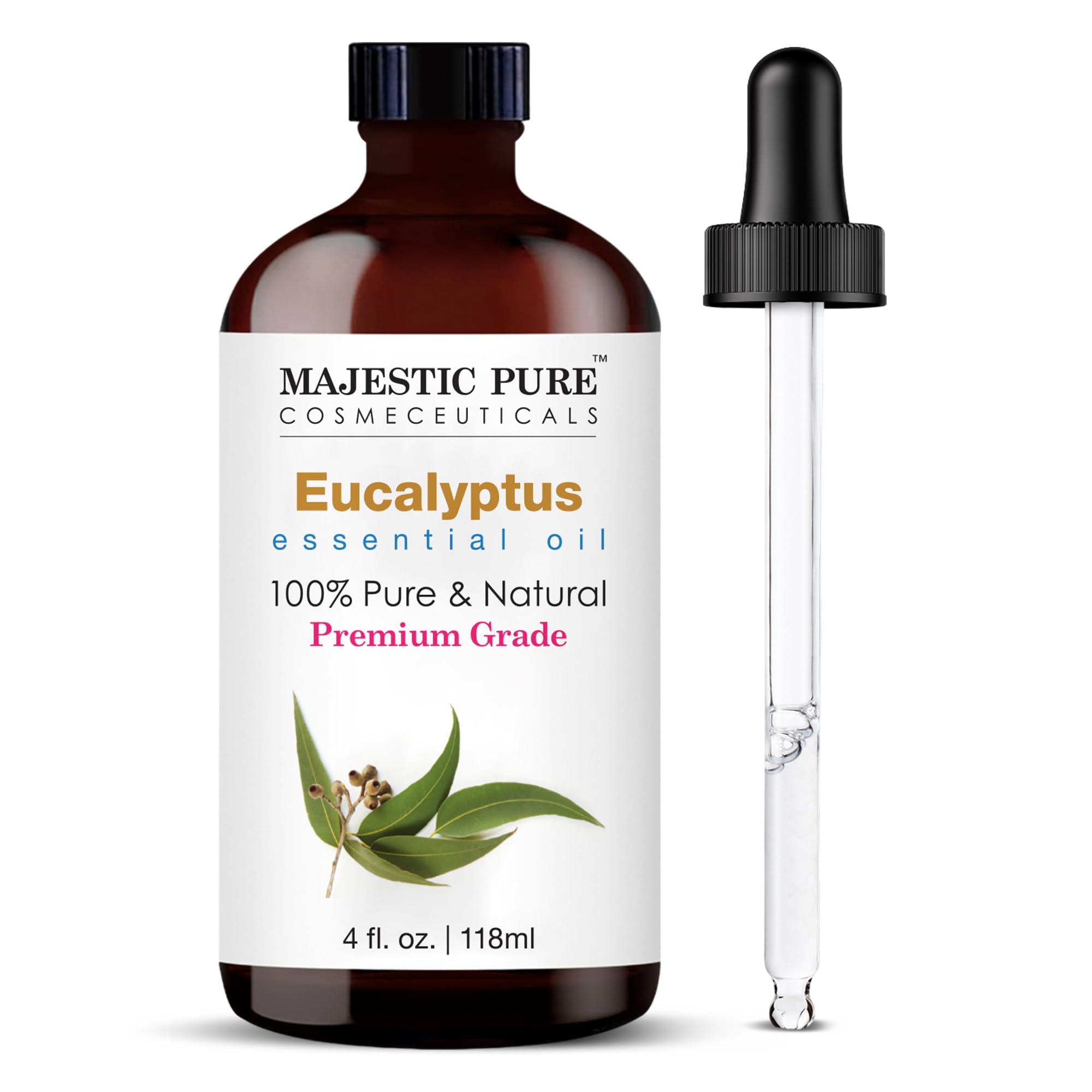 Majestic Pure Eucalyptus Essential Oil – 4 fl oz