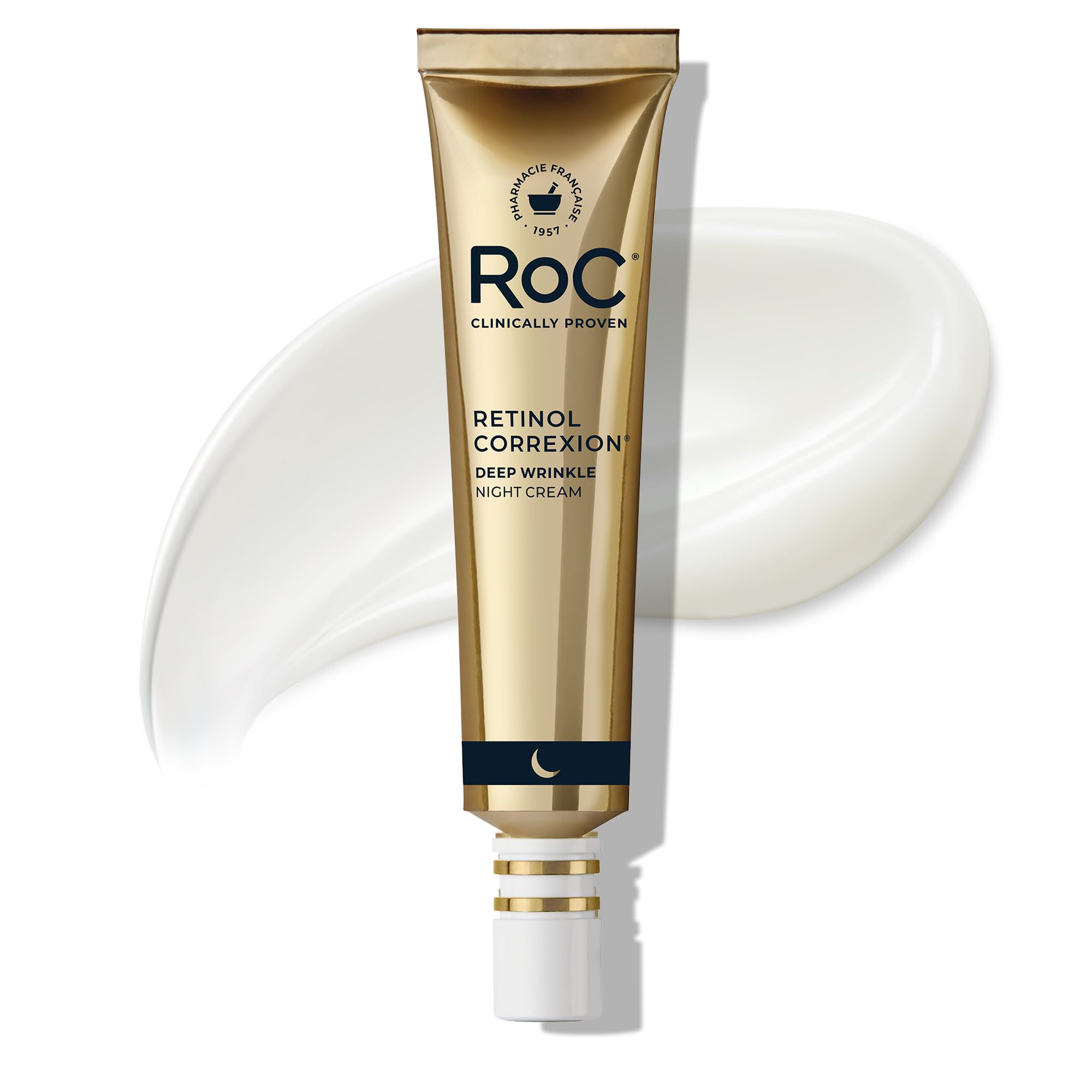 RoC Retinol Correxion Deep Wrinkle Night Cream 1 0 oz with - RoC Official Imagery - 2
