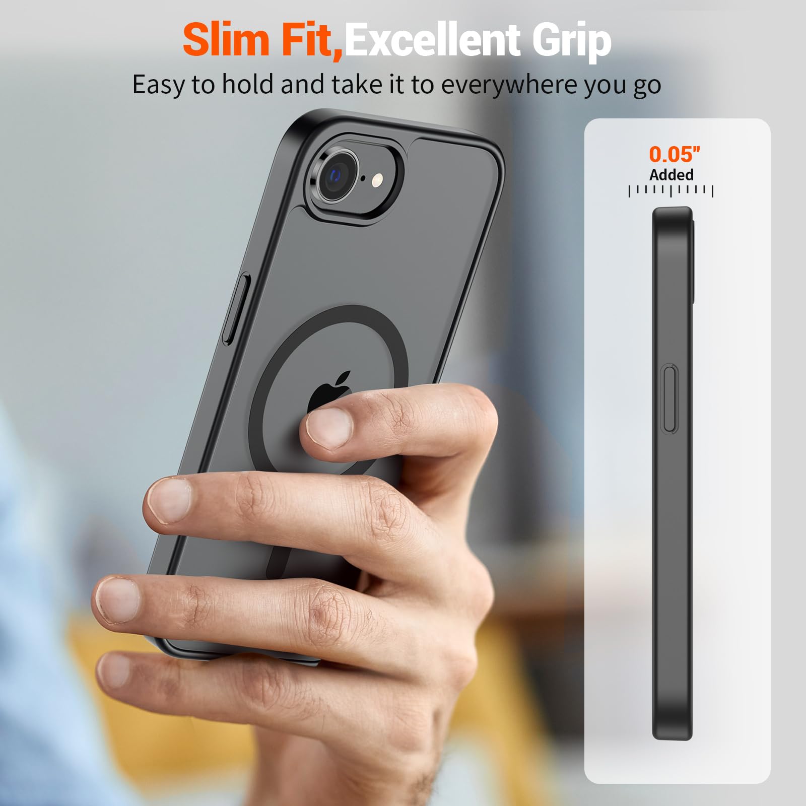 SUPFINE Magnetic for iPhone 17e Case - iPhone 16e Case Black - SUPFINE Official Product View 7