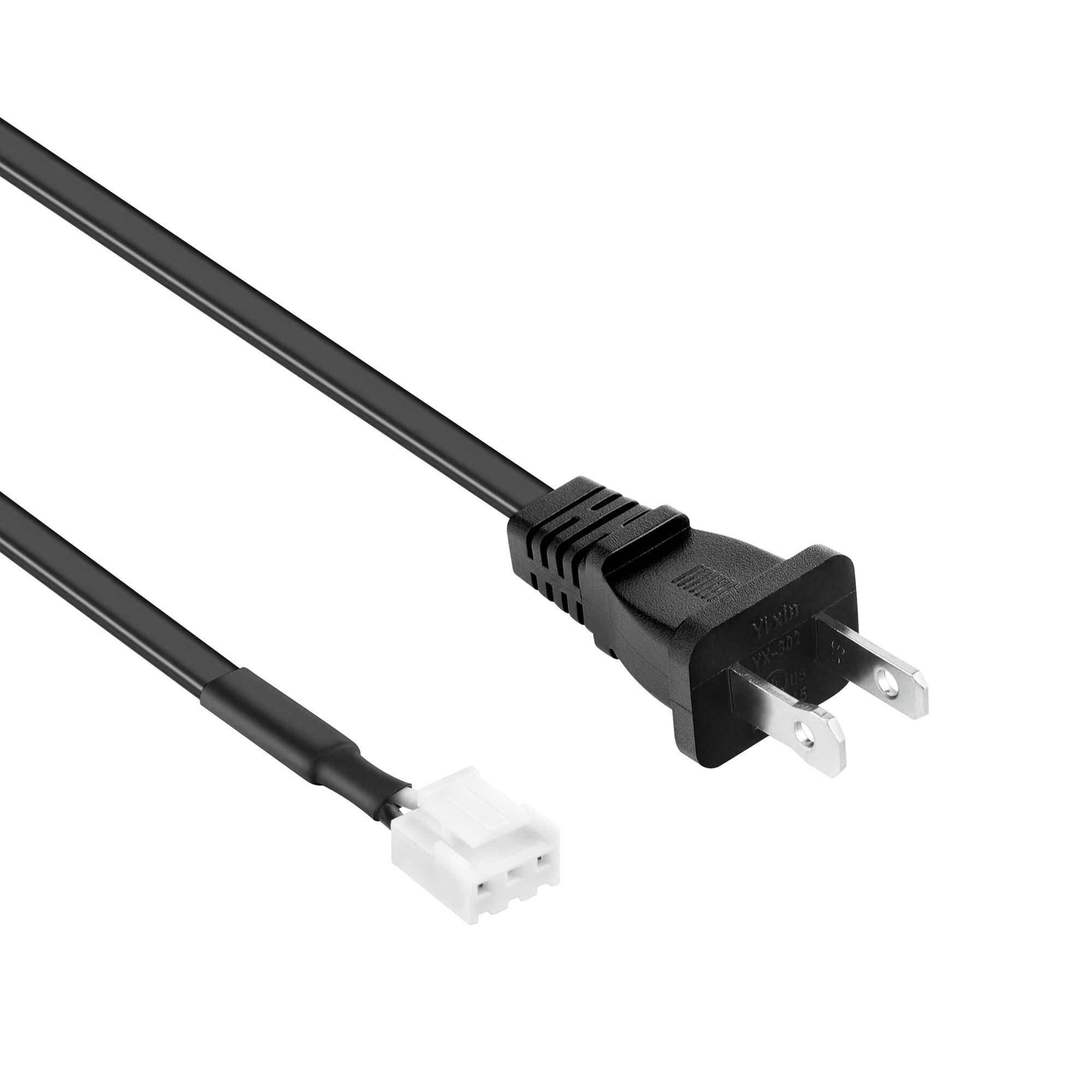 SKKSource 6ft UL 18AWG AC power cord cable for Toshiba TVs, connects to power board, compatible with 55SL412U, 58L1350U, 55L6200U, 55L7400U