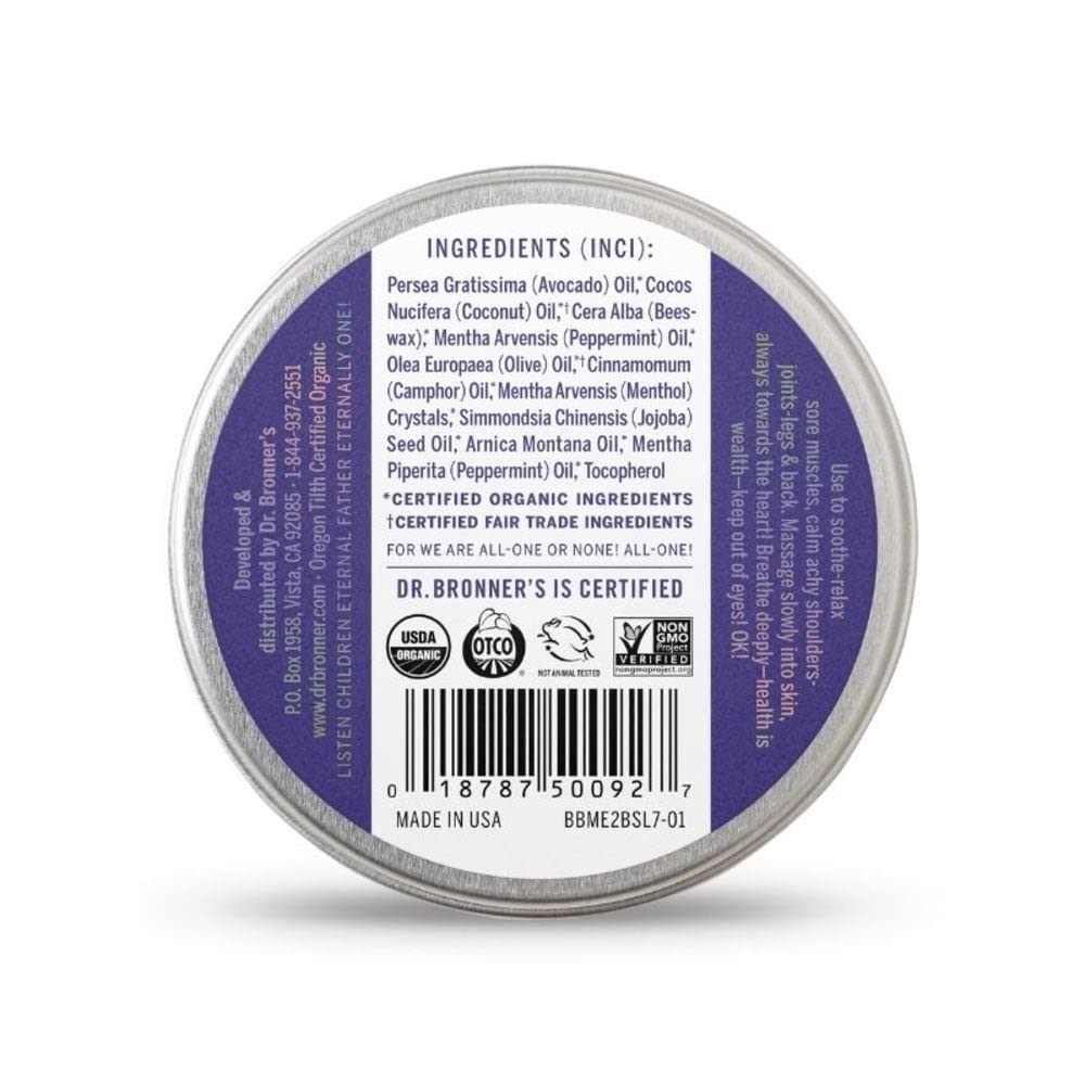 Dr. Bronner's Arnica-Menthol Organic Magic Balm 2 oz
