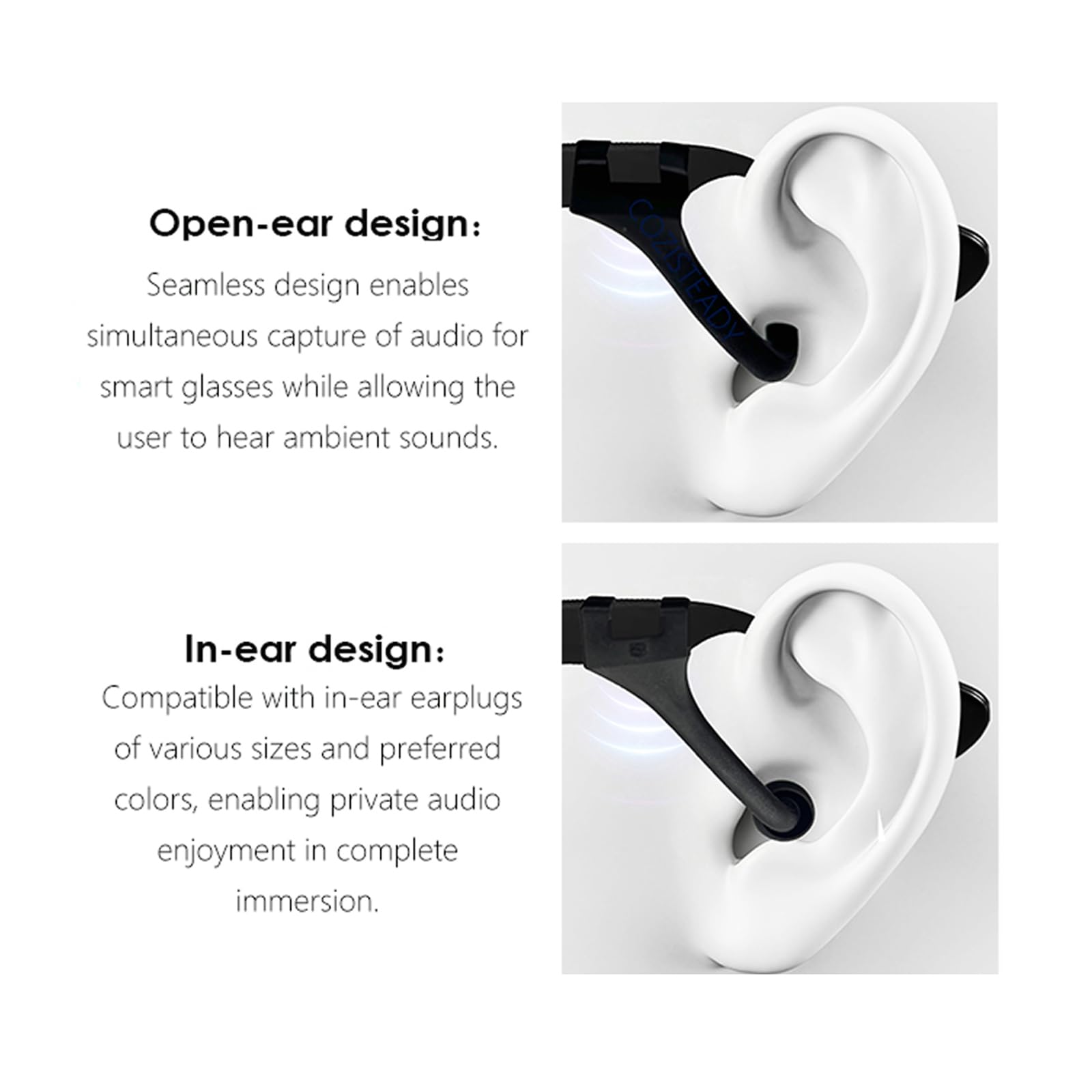 Cozisteady Sound Booster - Privacy Listening Silicone Audio Enhan by Cozisteady - Angle View 6
