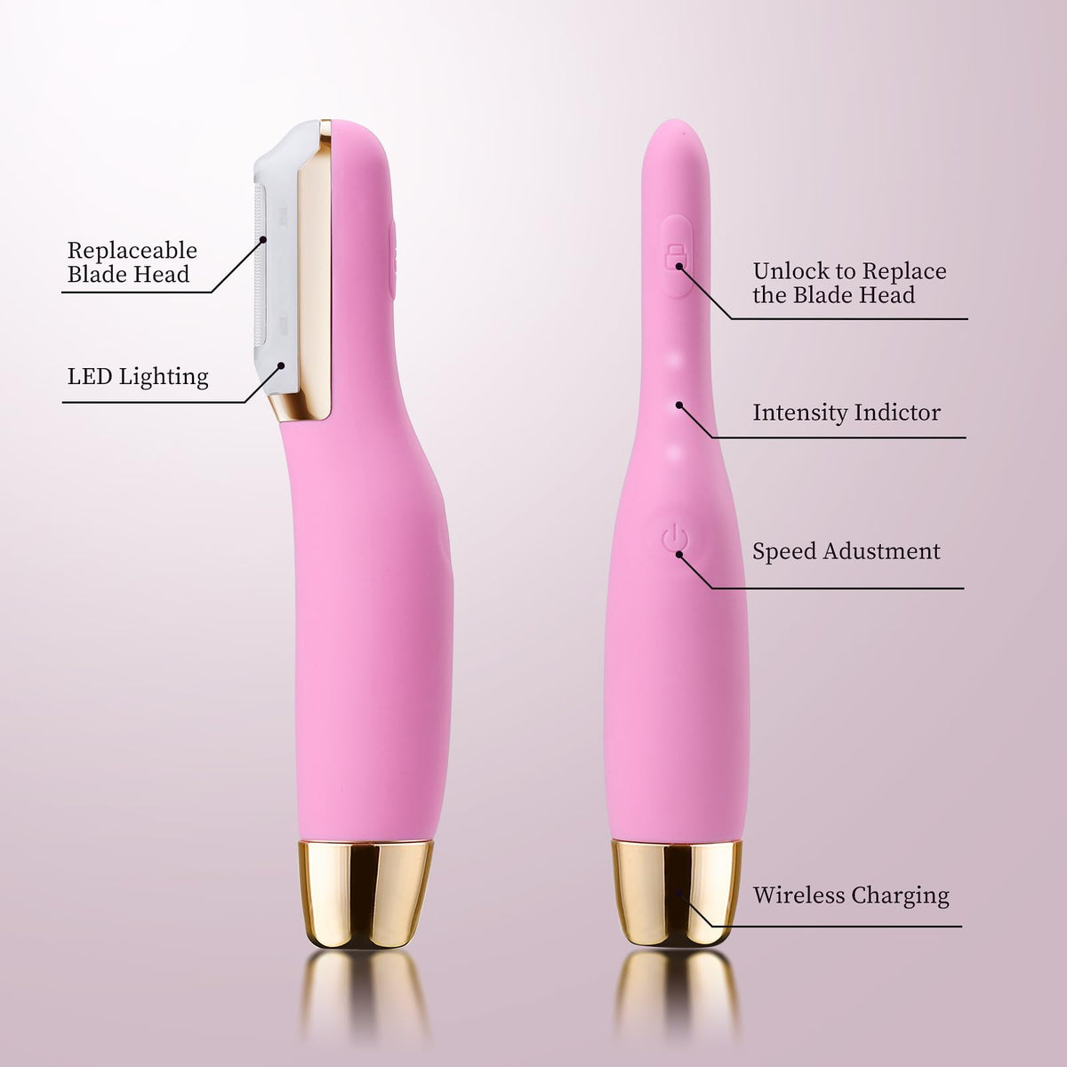 Sonic Dermaplane Razor for Women Facial Hair Remover U - CEVEK Official Imagery - 5