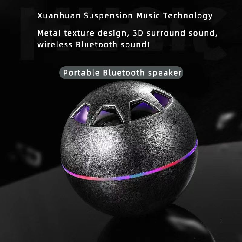 Magnetic Levitation Wireless Speaker, Suspended Floating - Product Imagery