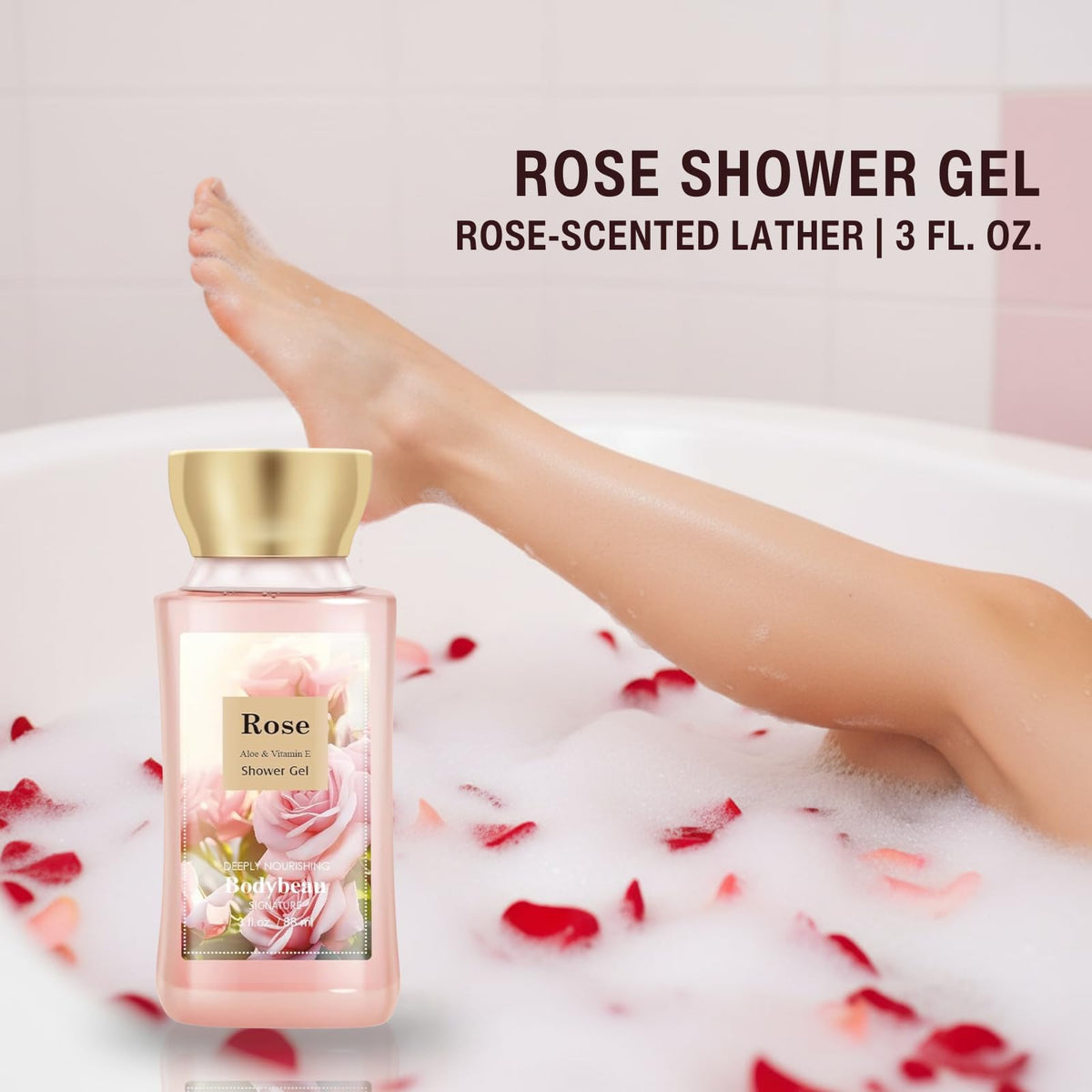 Rose Spa Gift Set For Women - Bodybeau Official Imagery - 5
