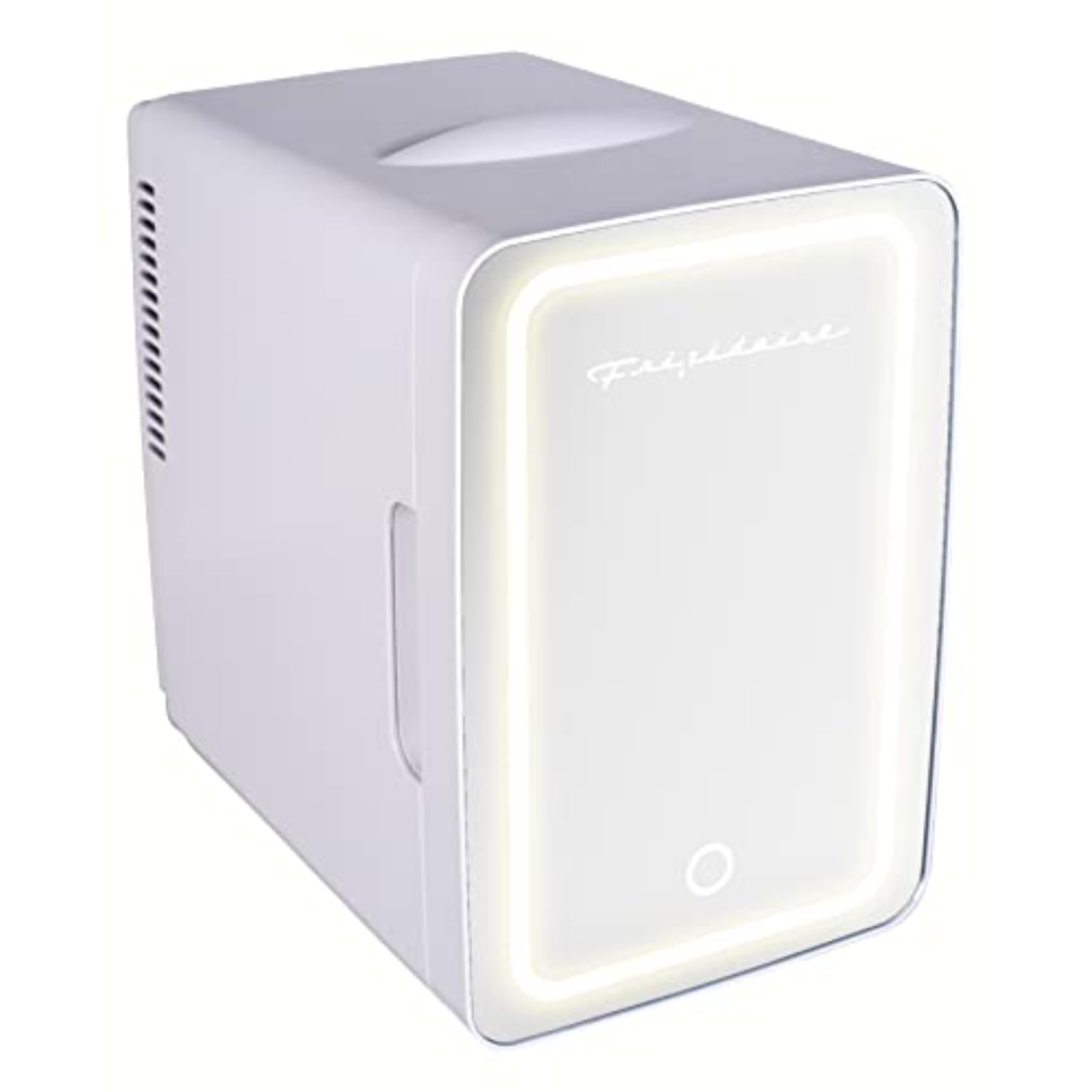 Frigidaire Mini Personal Fridge Cooler, LED Lighted Mirror, 6.5L - Product Imagery