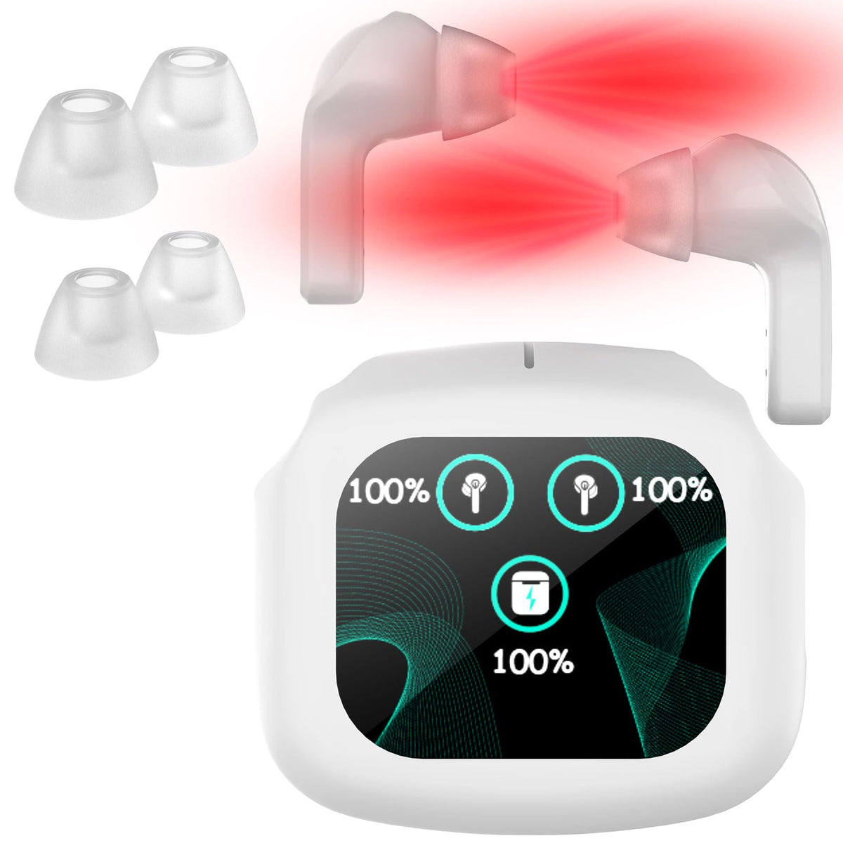 Red Light Ear Care Device Cordless 650nm Ear Device with - Jitesy Official Imagery - 2