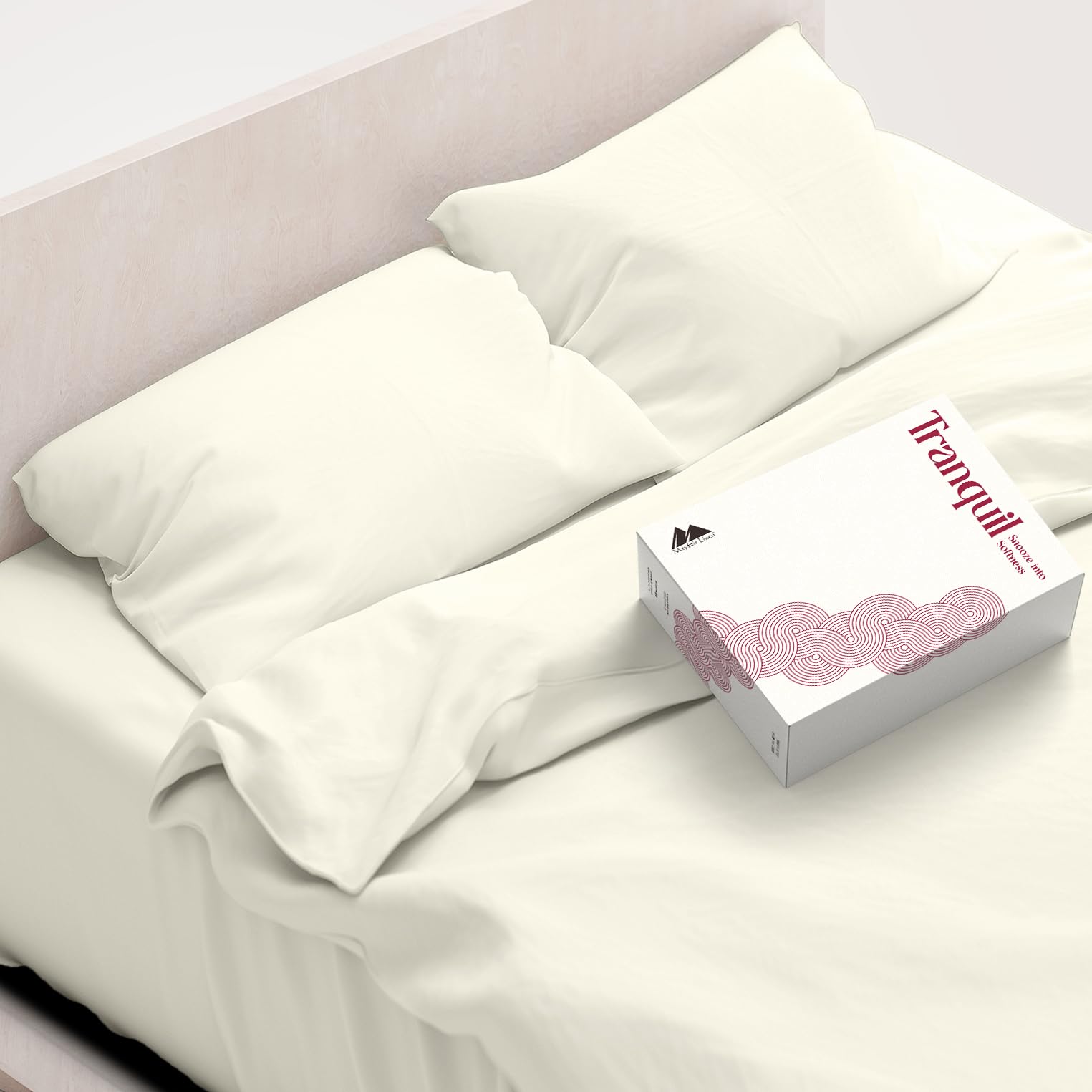 Mayfair Linen 100% Egyptian Cotton Sheets Full Size - Luxury 800 - Product Imagery