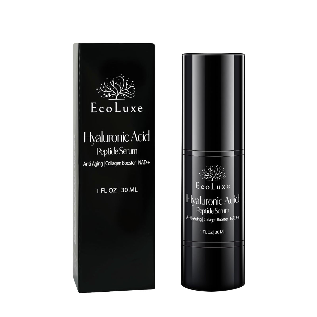 Hyaluronic Acid Peptide Serum 5x HA NAD and Copper Peptides - EcoLuxe Official Imagery - 6