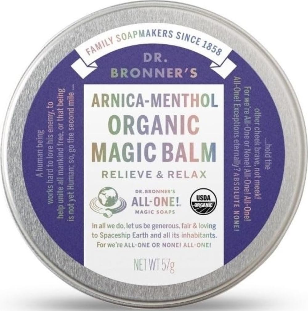 Dr. Bronner's Arnica-Menthol Organic Magic Balm 2 oz