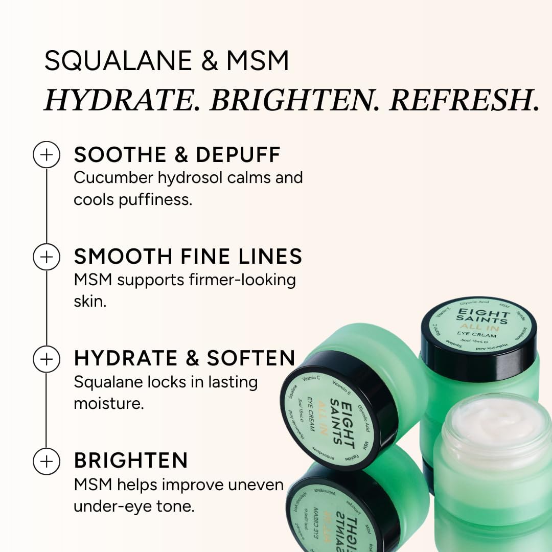 Eight Saints Skin Care All In Eye Cream Anti Aging Eye Cream - Eight Saints Official Product Imagery - 7