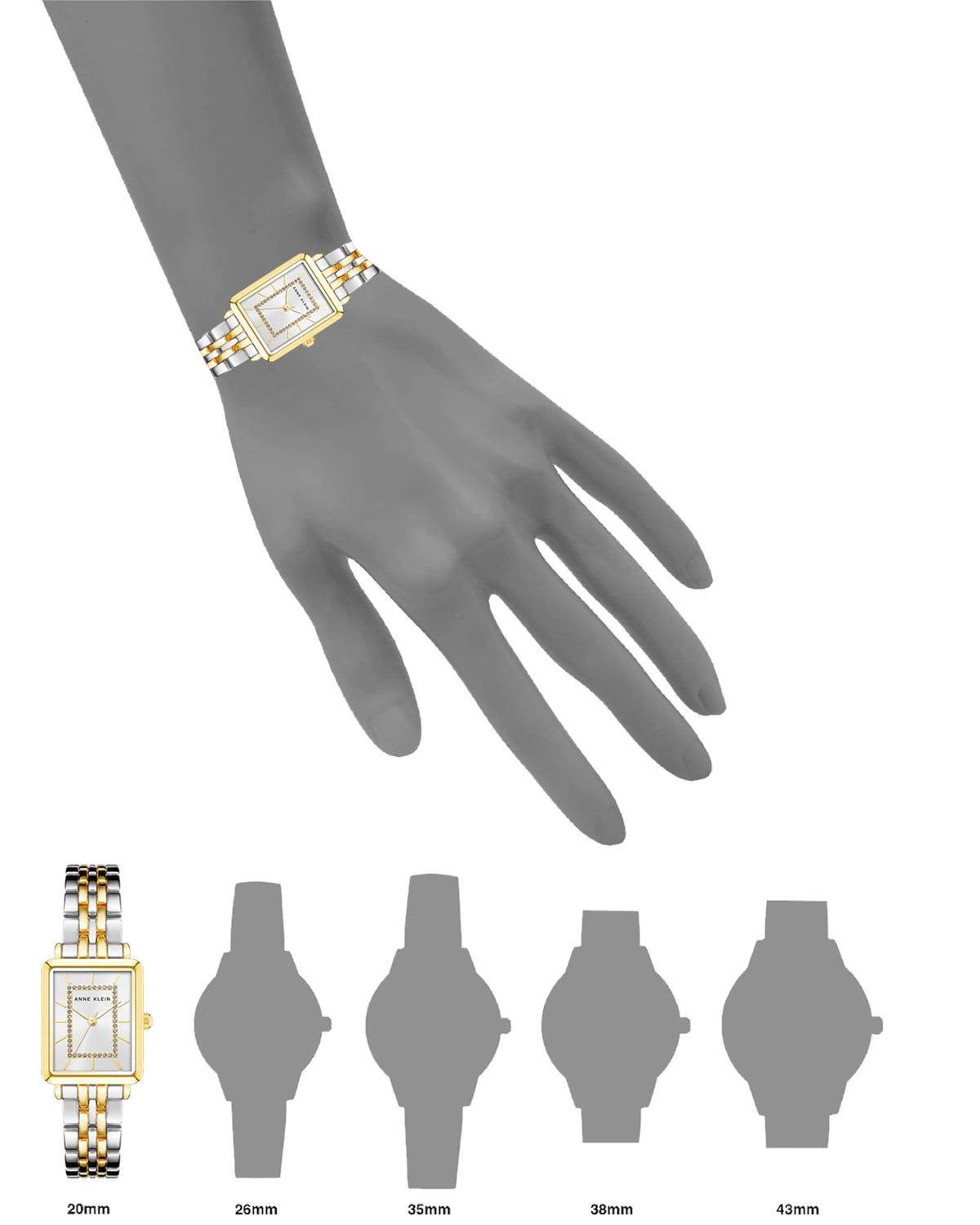 Anne Klein Women s Glitter Accented Bracelet Watch - Anne Klein Official Imagery - 5