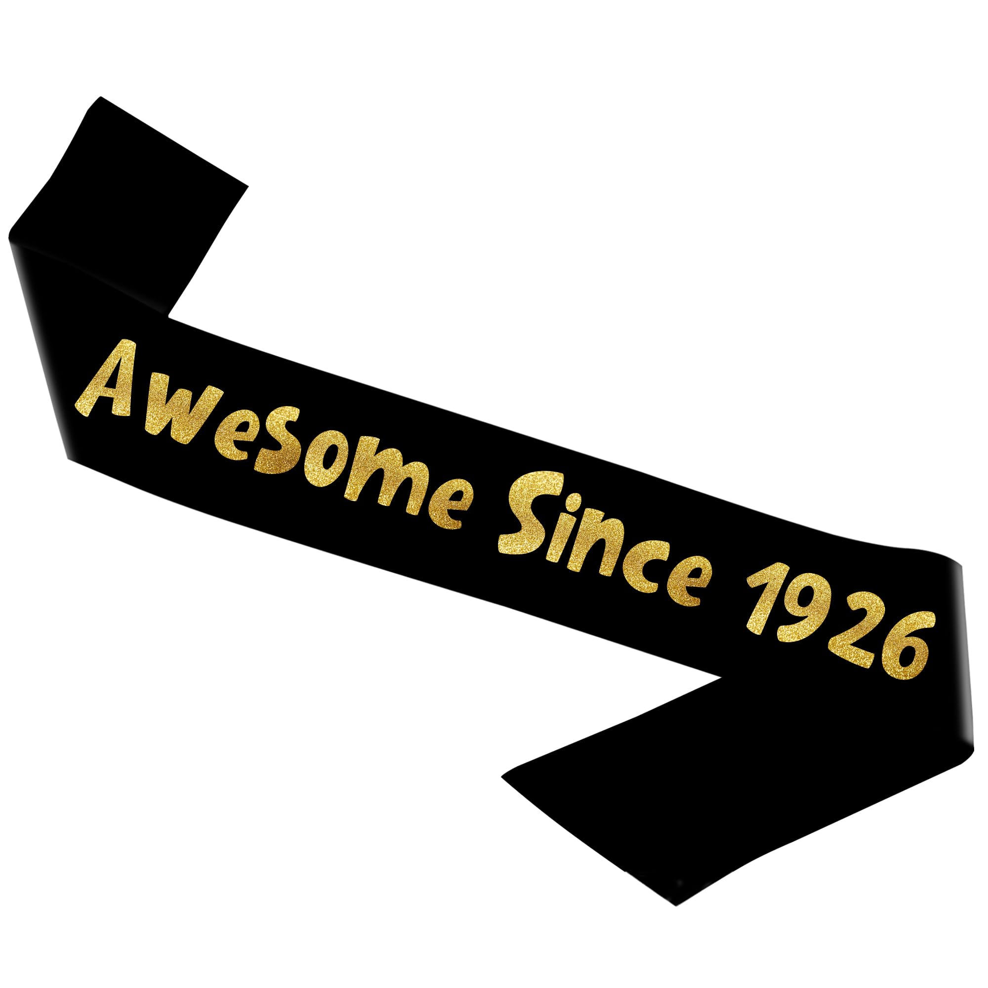 Sterling James Co. Awesome Since 1926 Black and Gold Sash - Funny - Sterling James Co. Official Product View 6