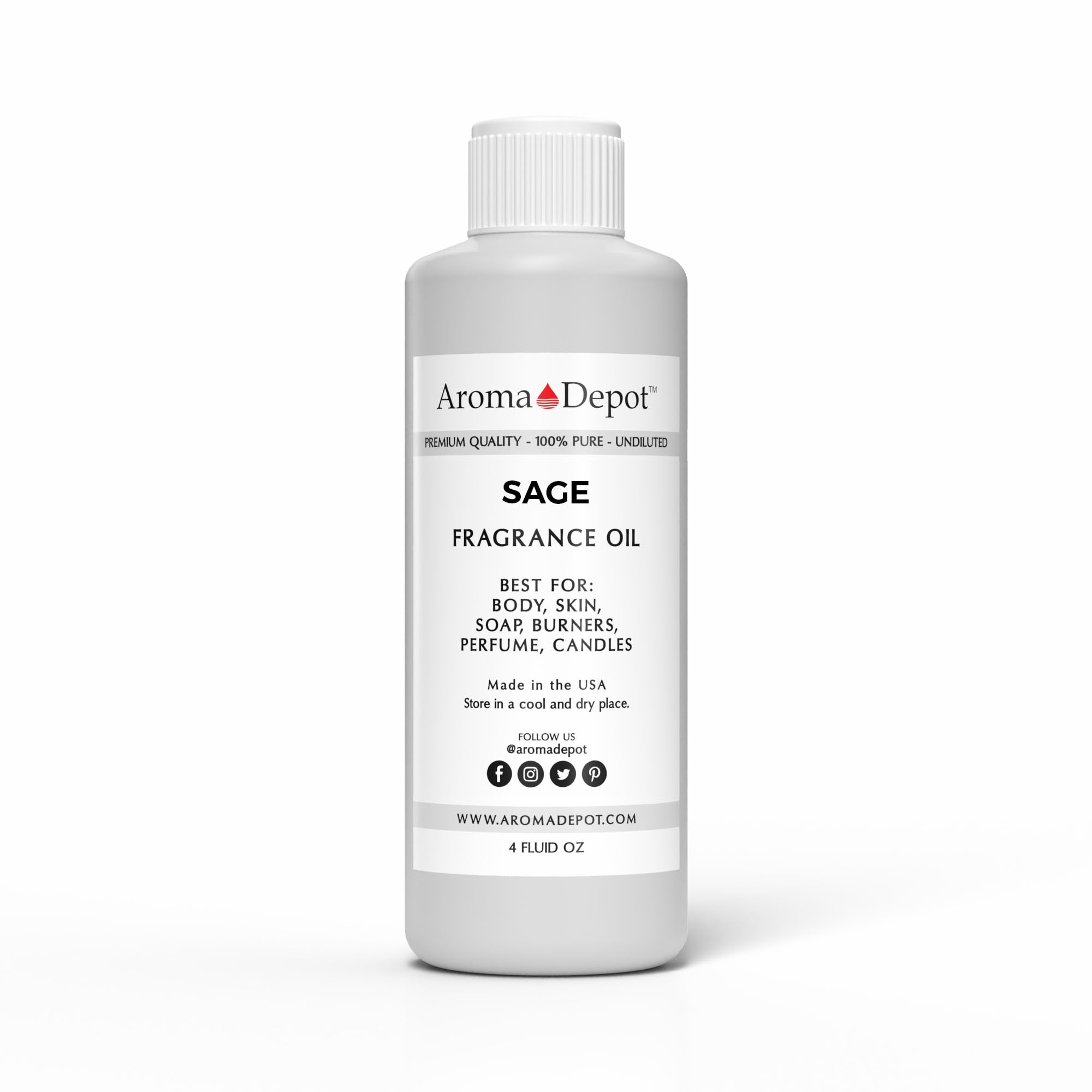 Aroma Depot Sage Type Perfume/Body Oil (7 Sizes) Our - Product Imagery