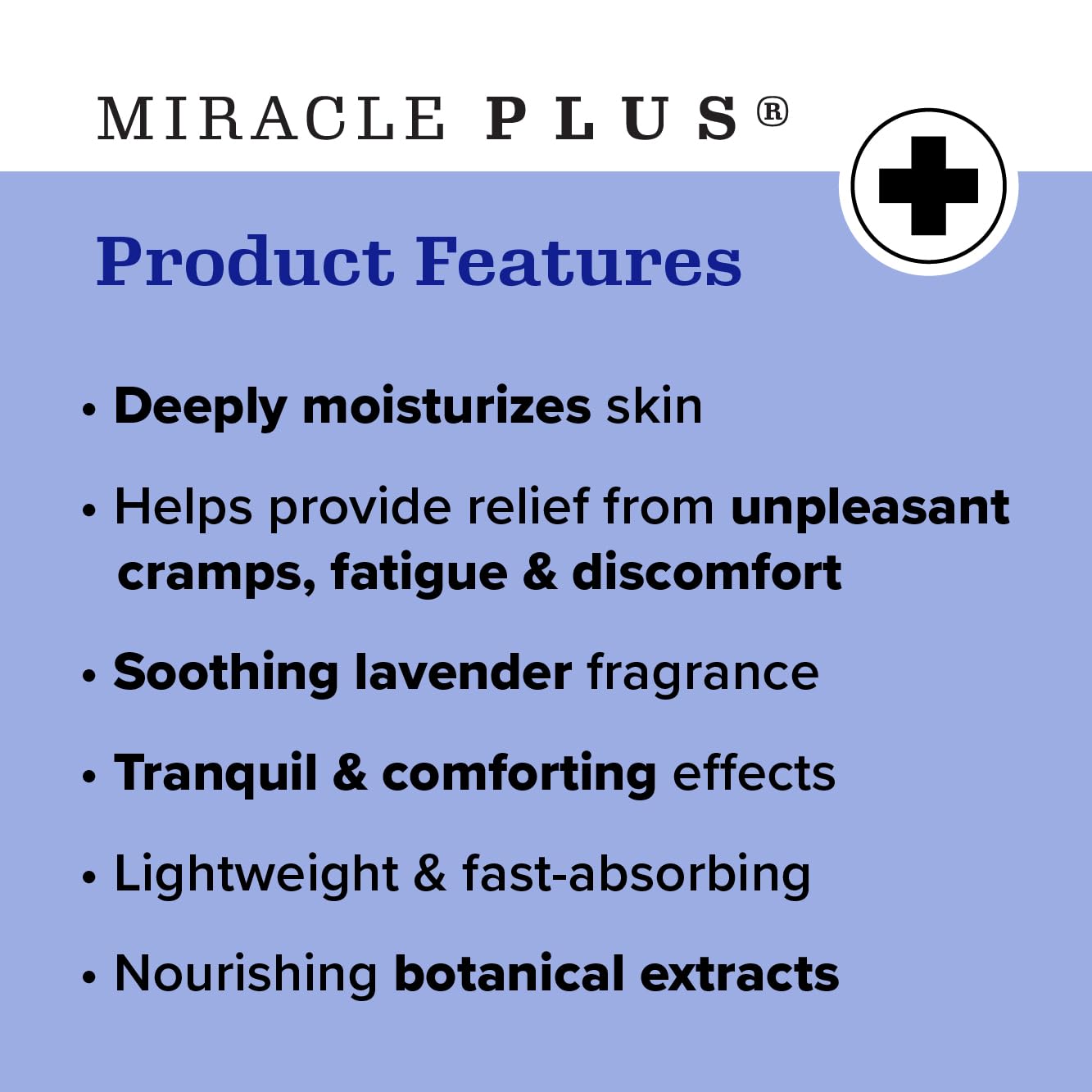 Miracle Plus Magnesium Cream for Leg Relief – Calming Lotion, 2-Pack