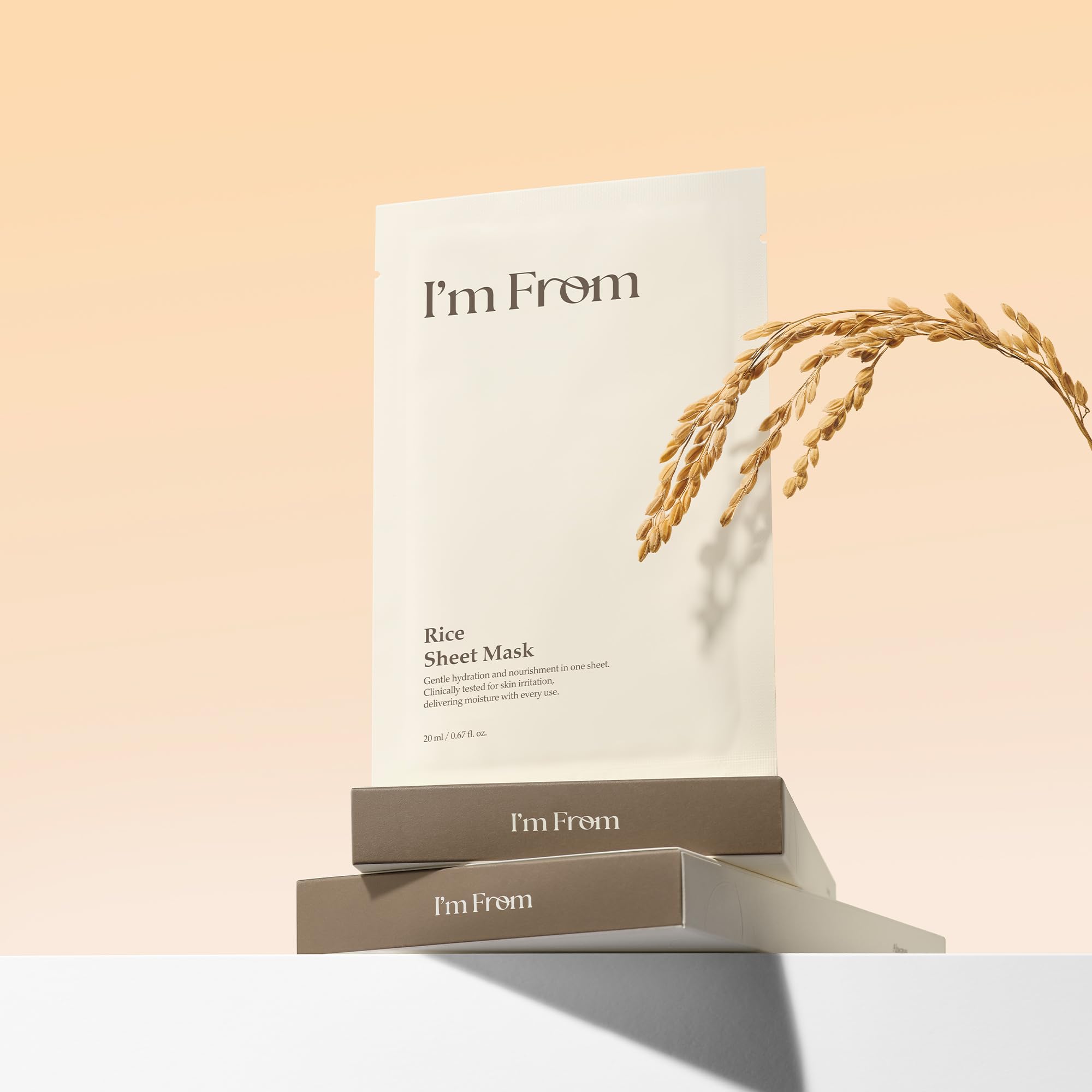 I’m From Rice Sheet Mask, Hydrating &amp; Soothing Face Mask - I'm from
