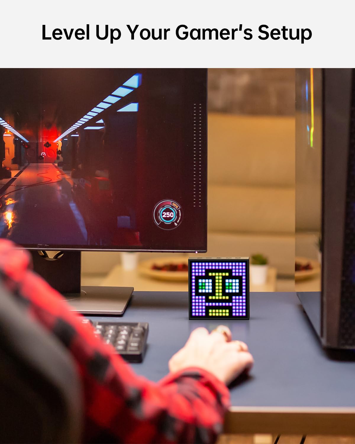 Divoom TimeBox Evo -- Pixel Art Bluetooth Speaker with 16x16 LED by Divoom - Angle View 9