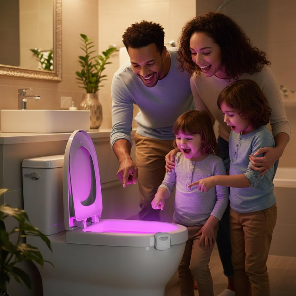Toilet Light Motion Sensor Unique White Elephant Gift Ideas Tech Acces - View 4