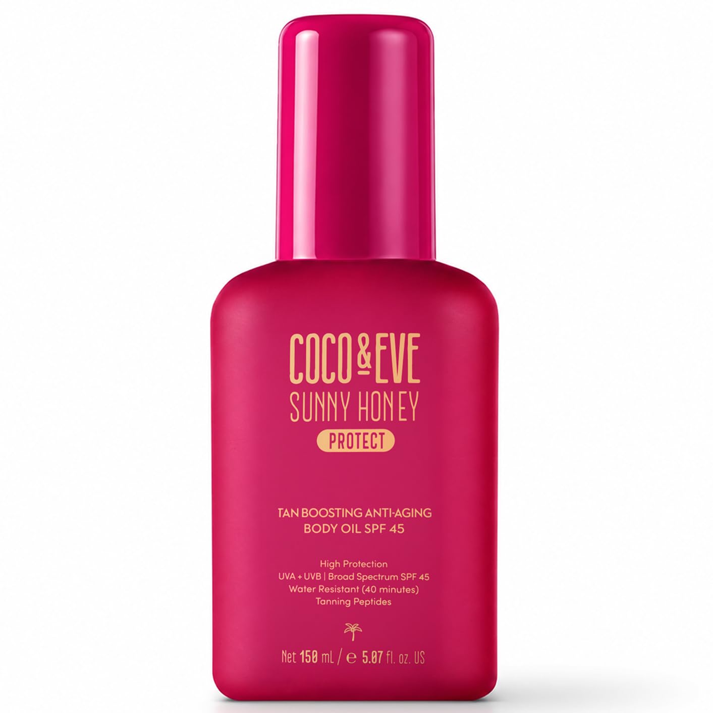 Coco & Eve Tanning Anti Aging Body Oil with SPF 45-5.07 fl oz - Product Imagery