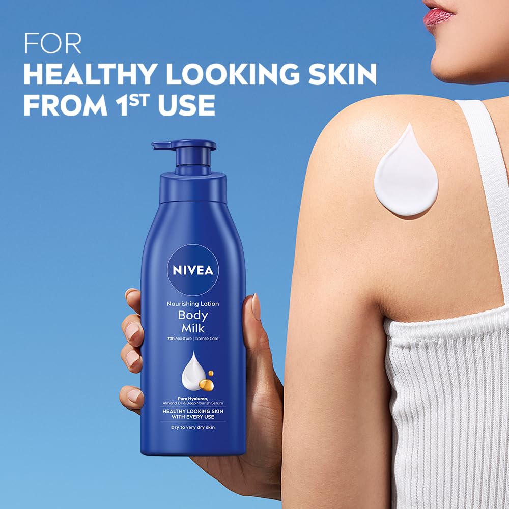 Nivea Nourishing Lotion Body Milk Richly Caring For Very Dry Skin - NIVEA Official Product View 7